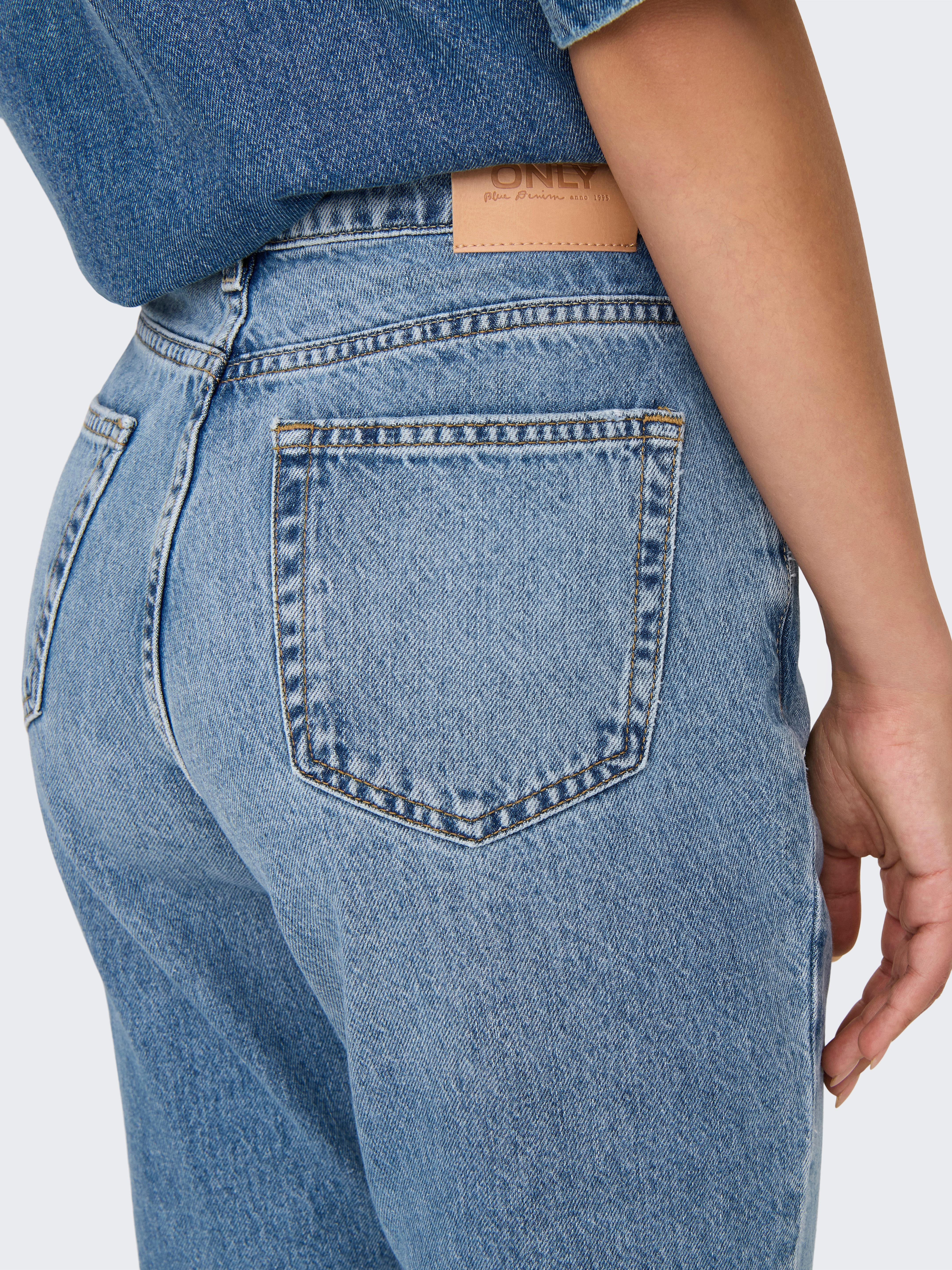 ONLY Low-rise-Jeans ONLBRENDA LOW WIDE DNM CRO158 NOOS günstig online kaufen