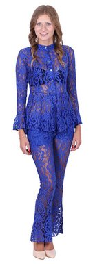 Sarcia.eu Spitzenbluse John Zack Blaue Bluse aus Spitze M