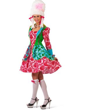 Funny Fashion Kostüm Barock Kostüm 'Catarina' für Damen - Türkis Pink