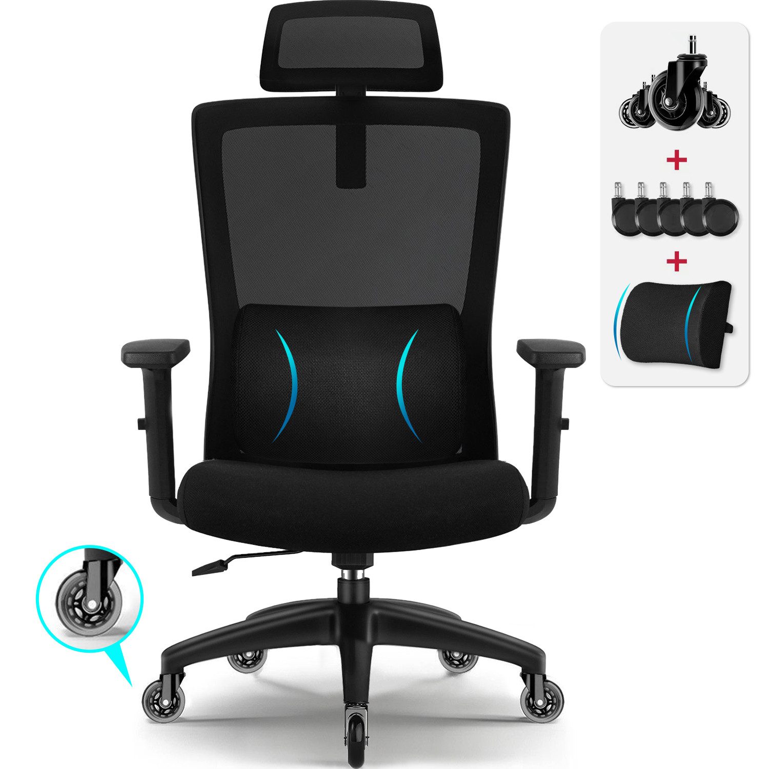 Adormii Bürostuhl Ergonomischer Bürostuhl, Schreibtischstuhl Chefsessel günstig online kaufen