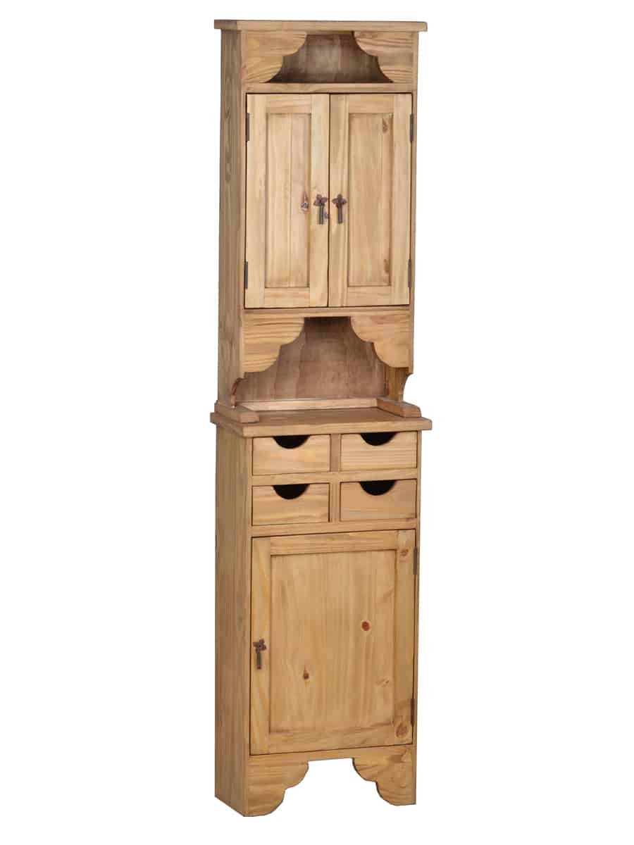 MiaMöbel Gewürzregal Mexico, aus massivem Pinienholz Honig