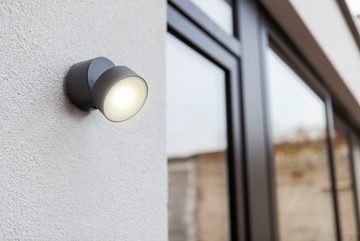 LUTEC LED Außen-Wandleuchte TRUMPET, LED fest integriert
