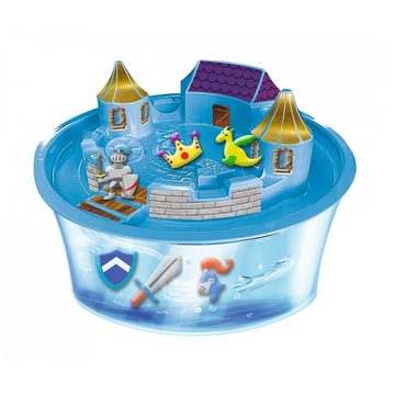 SIMBA Kreativset Aqua Gelz - Deluxe Set Ritterburg, 3D Softfiguren, Farbgel für Kinder ab 8 Jahren