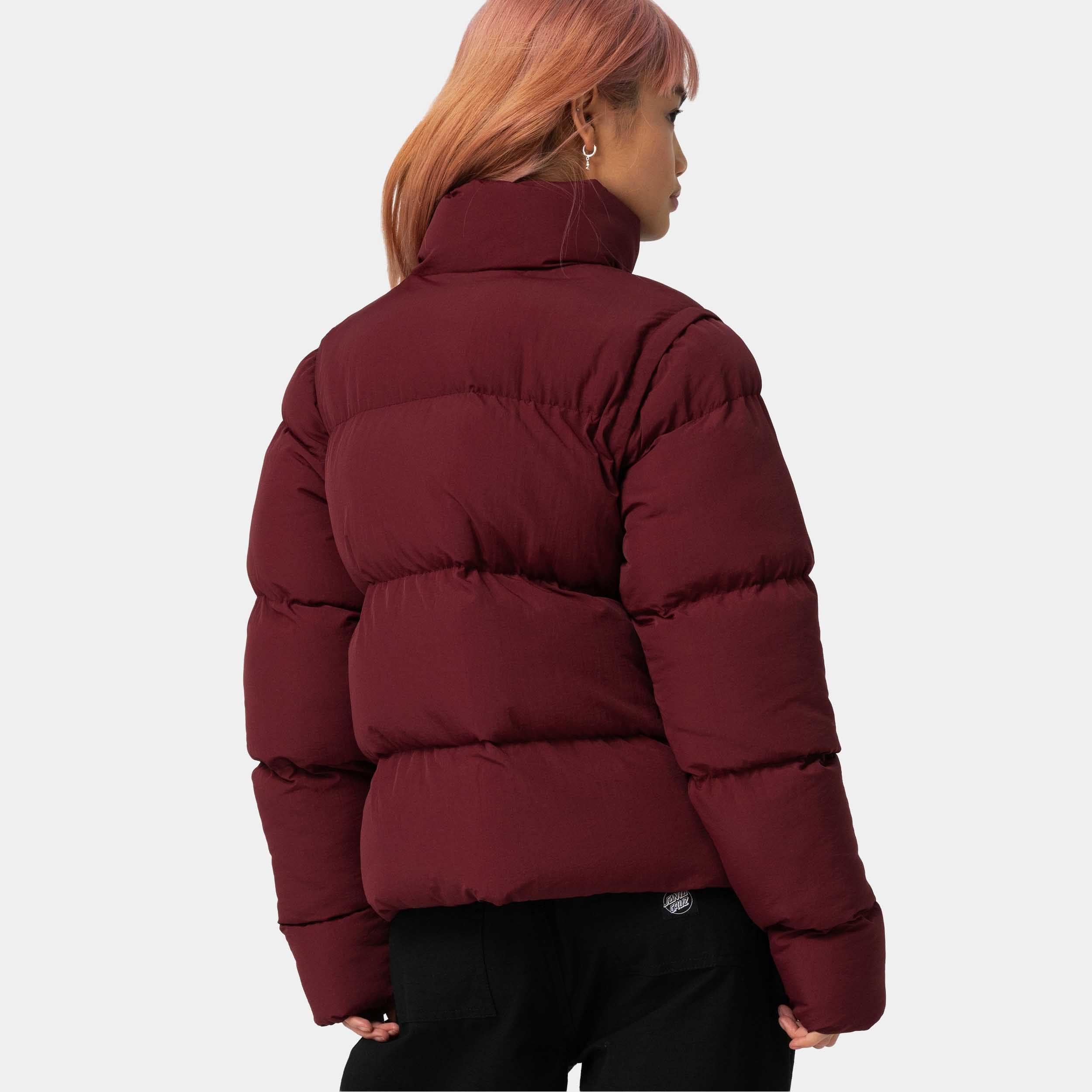 Santa Cruz Steppjacke STRIP 2 IN 1 QUILTED JACKET aus Nylon, leichtes Material, für Erwachsene