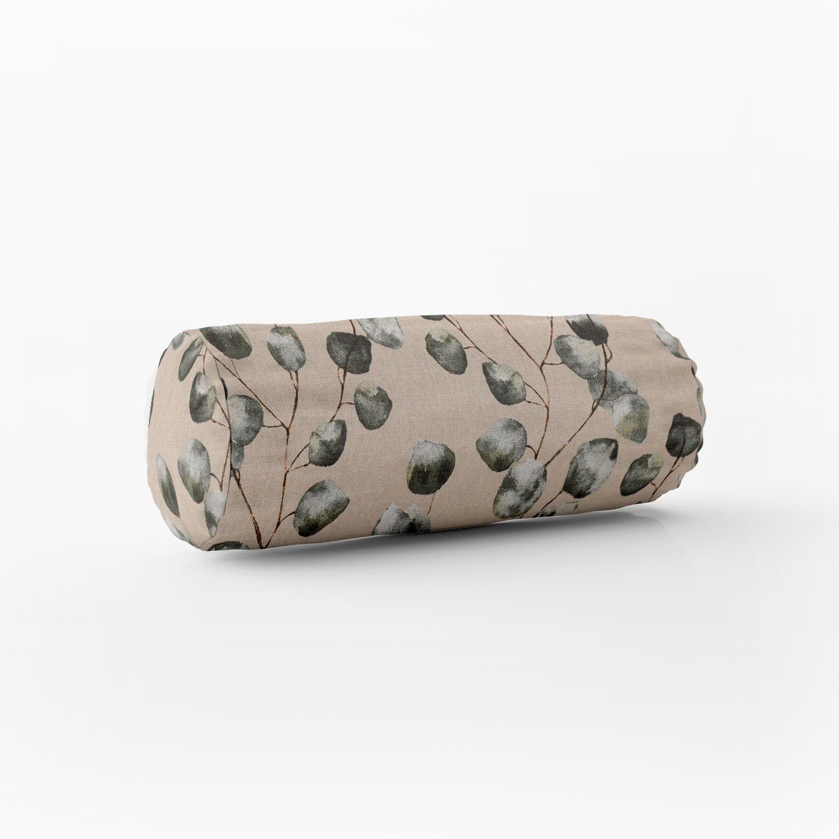 SCHÖNER LEBEN. Dekokissen SCHÖNER LEBEN. Kissenhülle Eukalyptus Leaves Eukalyptusblätter natur