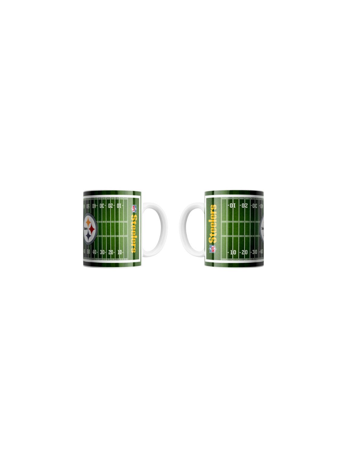 Pittsburgh Steelers Becher Pittsburgh Steelers Jumbo-Tasse „Field“ 450ml, Keramik
