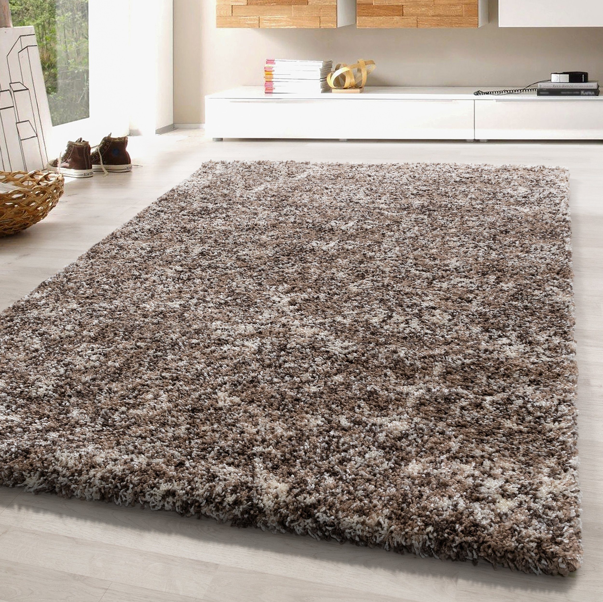 SIMPEX24 Teppich Meliert Design, Läufer, Höhe: günstig online kaufen