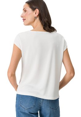 Zero T-Shirt mit Wasserfallausschnitt (1-tlg) drapiert /gerafft
