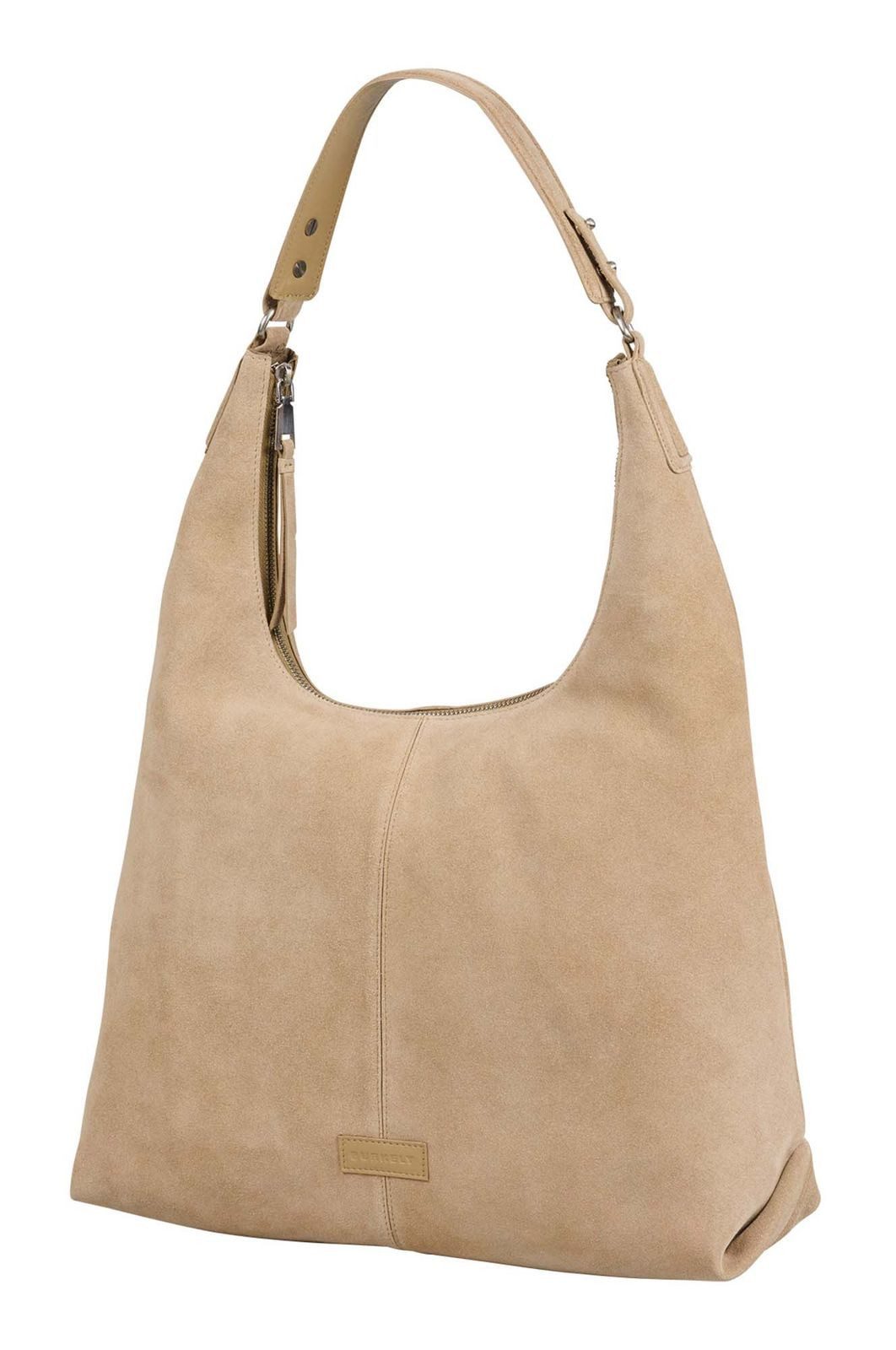 Burkely Schultertasche Hobo Bag, aus echtem Leder