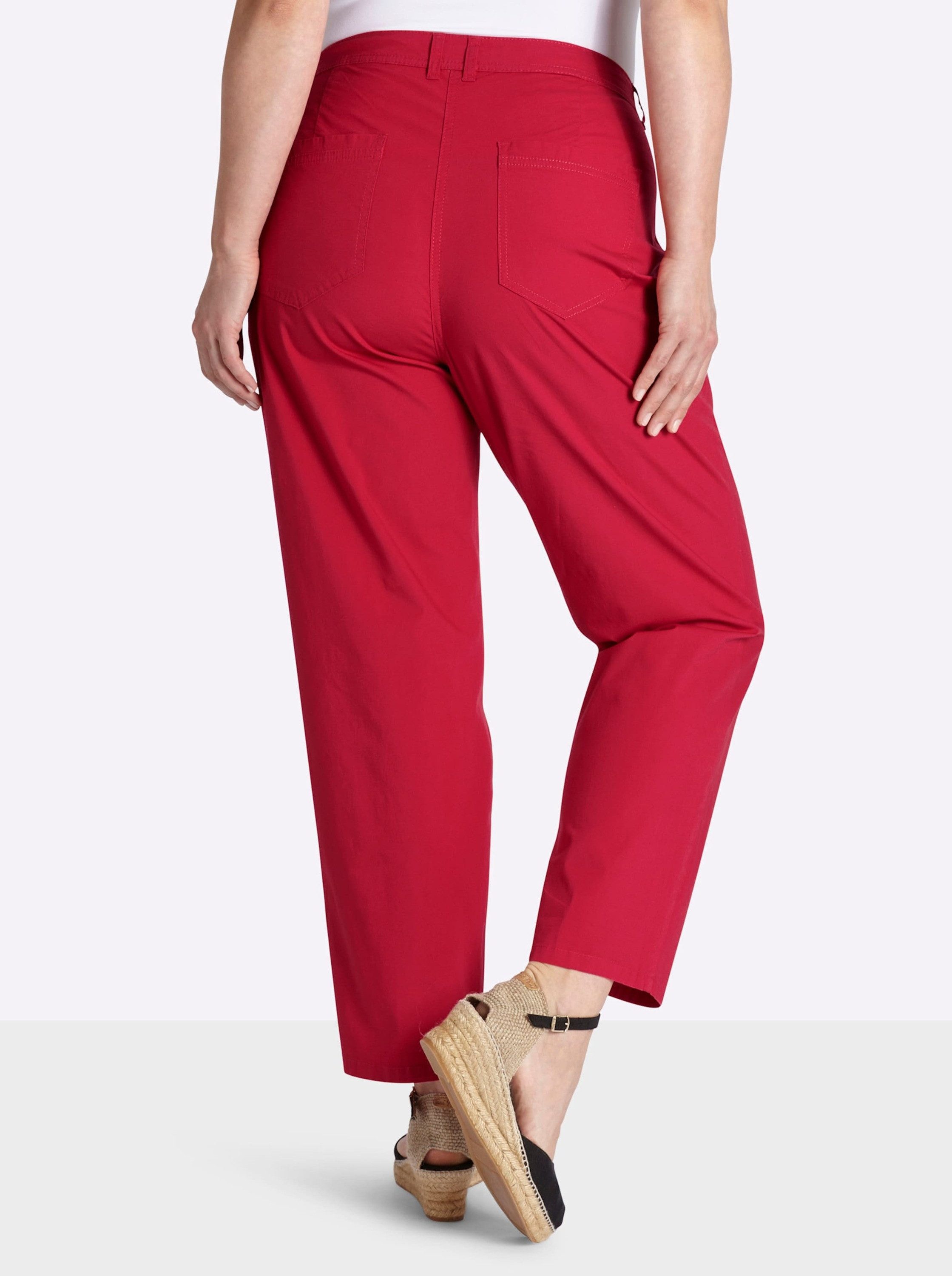 Sheego Jerseyhose Chinohose normal