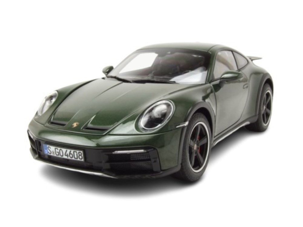 Norev Modellauto Porsche 911 Dakar 2022 grün metallic, Maßstab 1:18