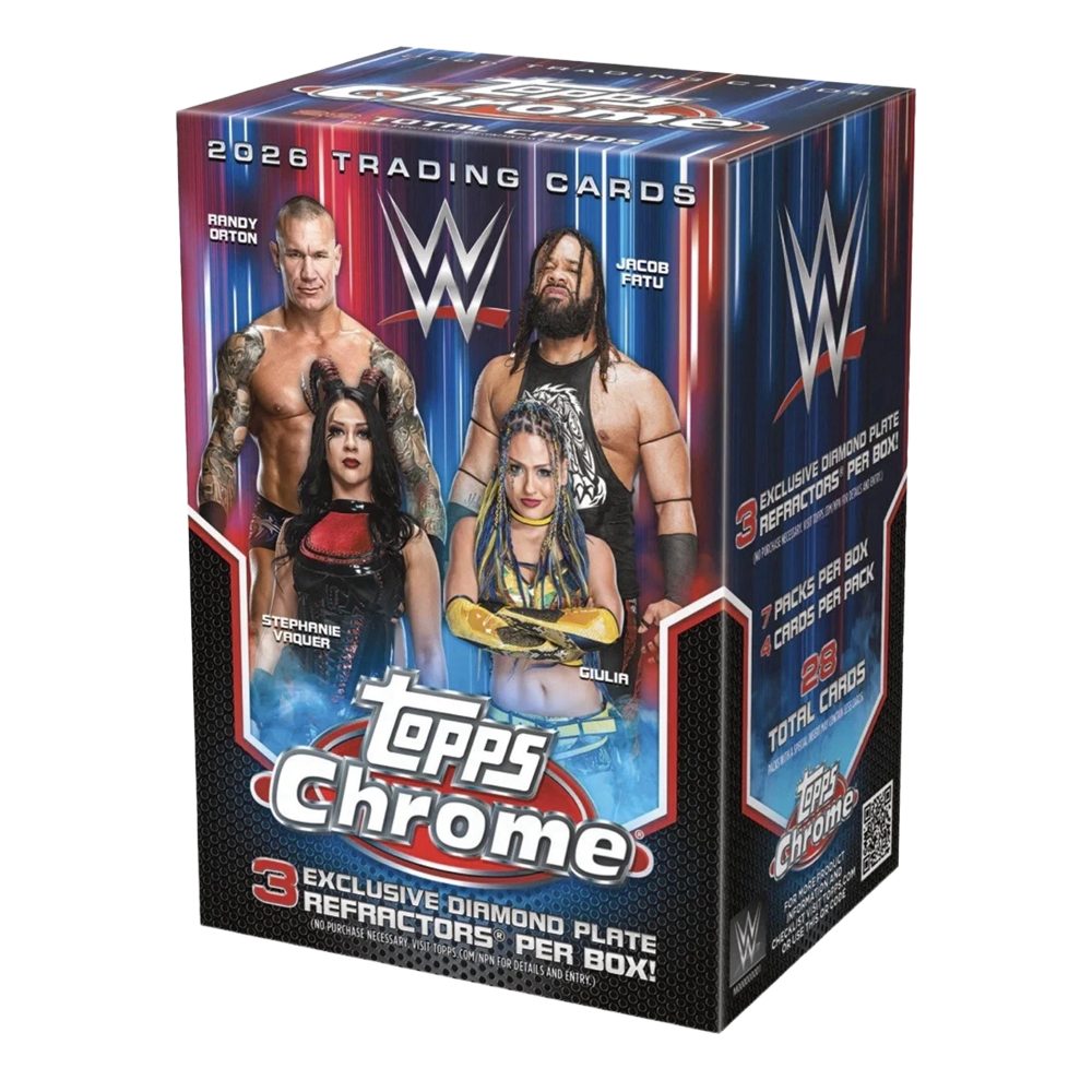 Topps Sammelkarte 2026 Topps Chrome WWE Value Box Englisch