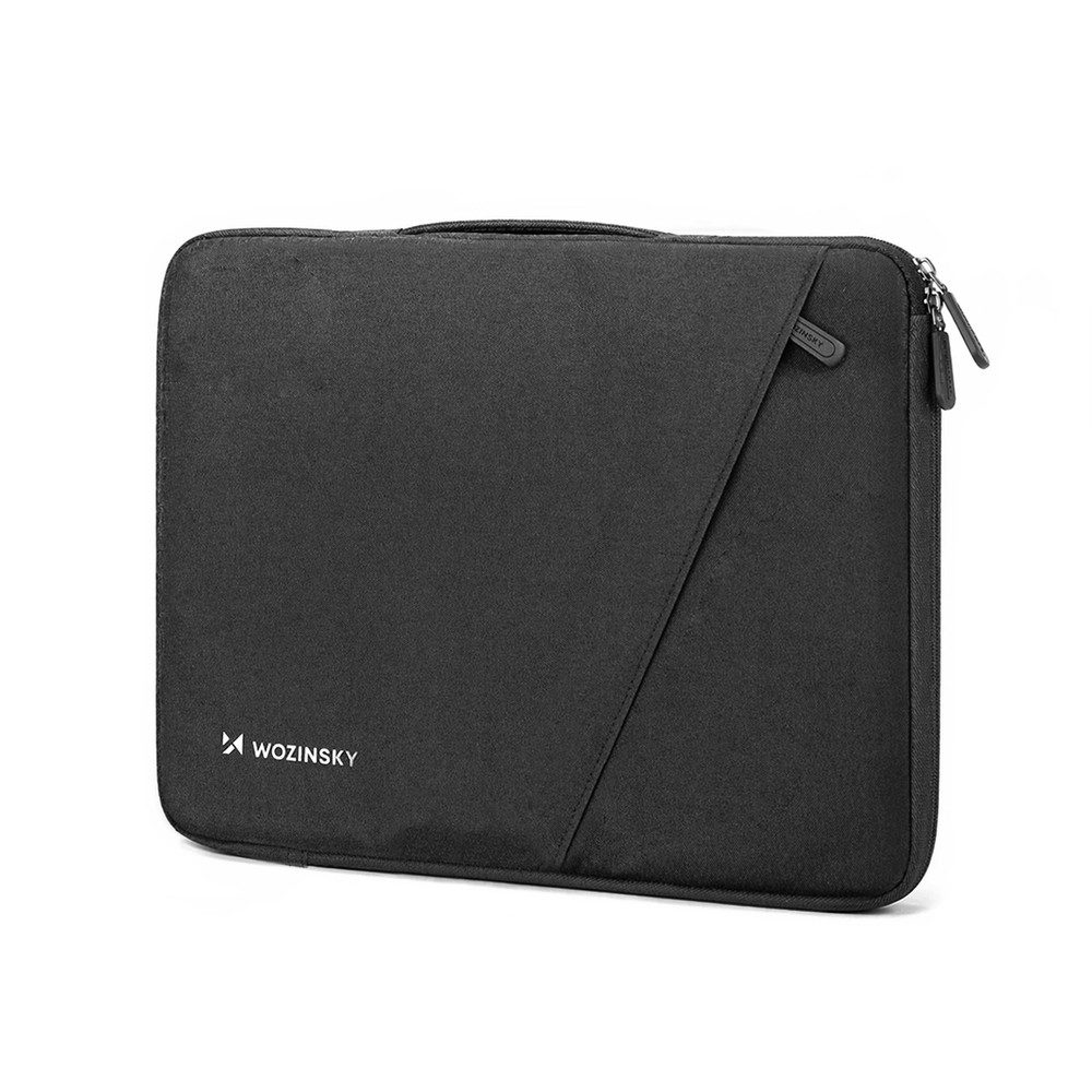 Wozinsky Laptoptasche Notebookhülle Schutzhülle Tragetasche (Spar-Set, 1-tlg., 37 x 28 x 3 cm leicht), Veloursfutter, Vordertasche, Doppelreißverschluss