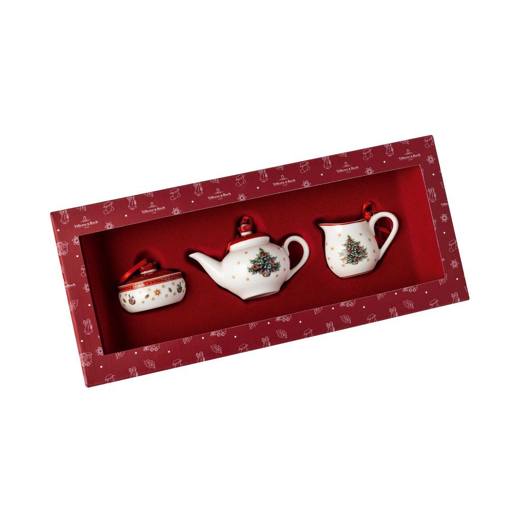Villeroy & Boch Dekofigur Toy's Delight Decoration Ornamente Kaffeeset 3tlg. (Set, 3 St)