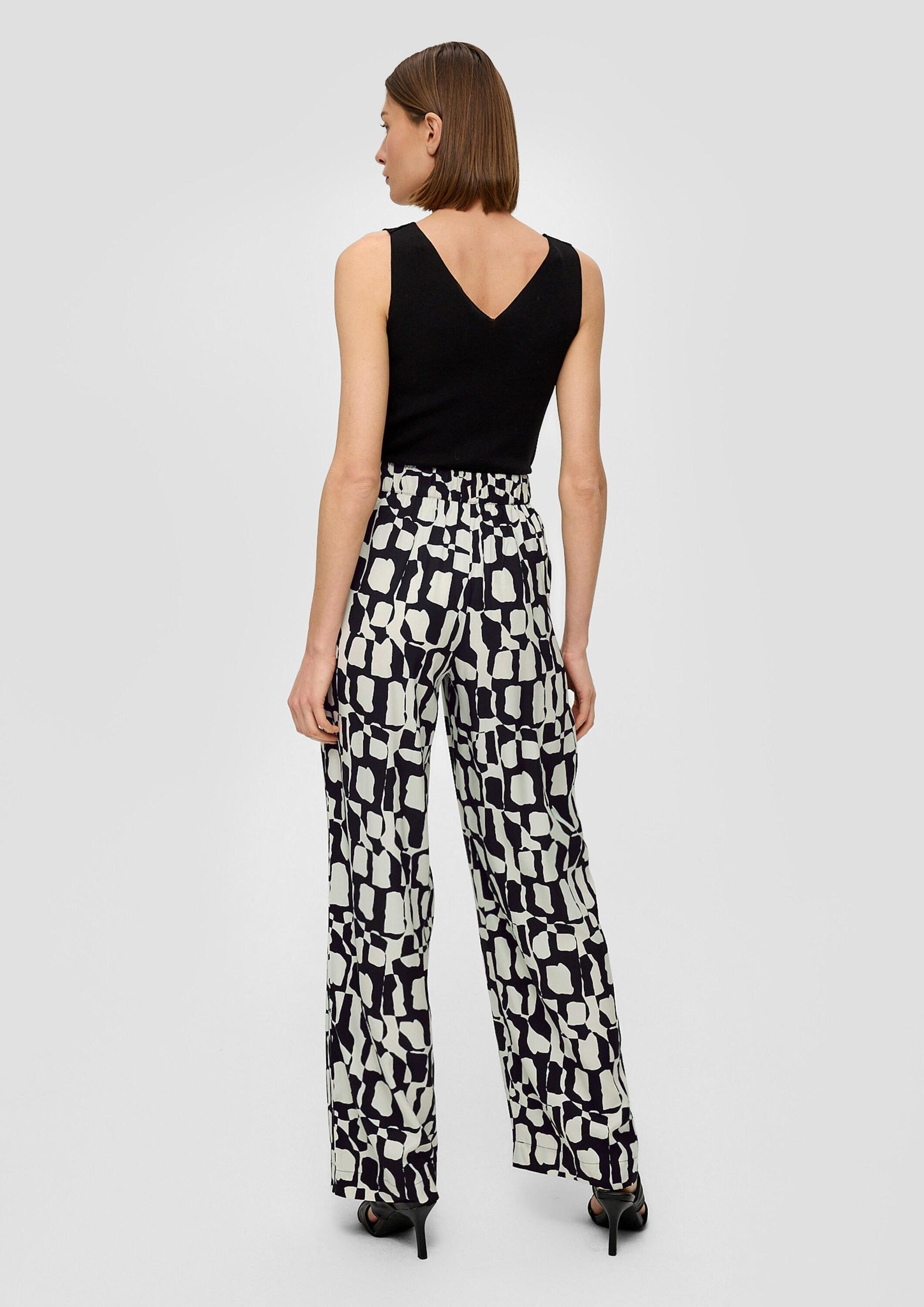 s.Oliver Chinos Hose Regular: Hose mit Wide Leg