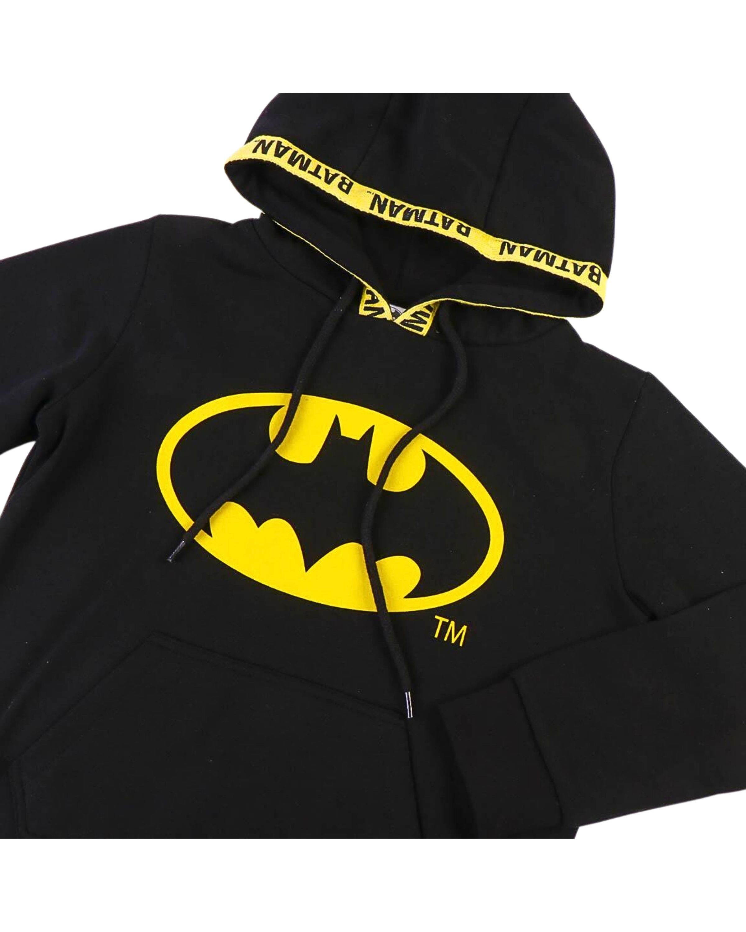 Batman Freizeitanzug DC Comics Hose Jungen 122 cm 152 - Outfit Kapuzenpullover (2-tlg), Größe 