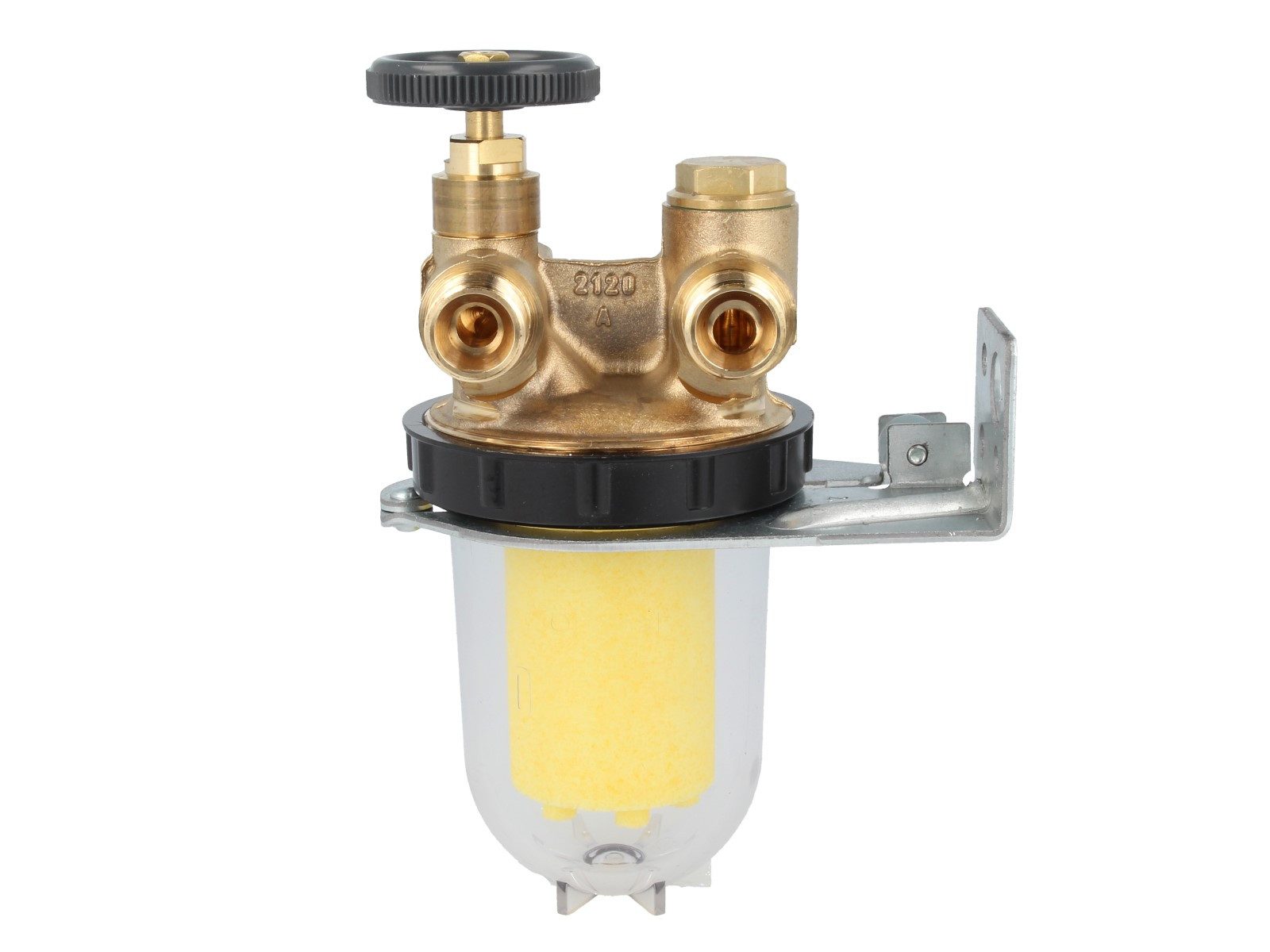 Oventrop Sicherheitsgruppe Heizölfilter, Zweistrang Oilpur Siku 3/8 Zoll IG x 3/8 Zoll AG