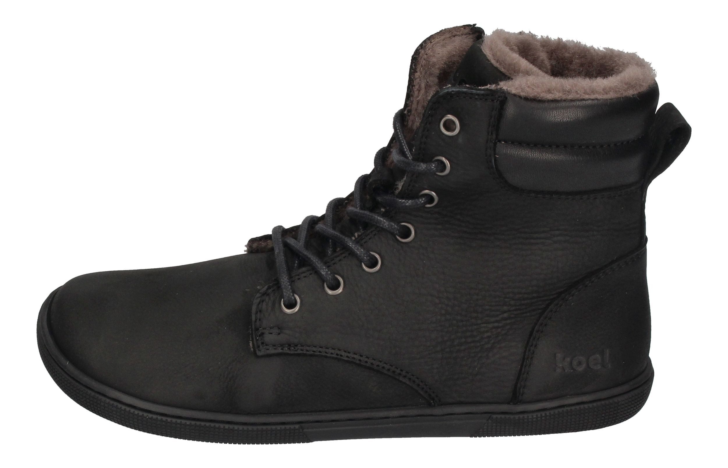 KOEL FLORENCE LAMBWOOL Barfußschuh Black