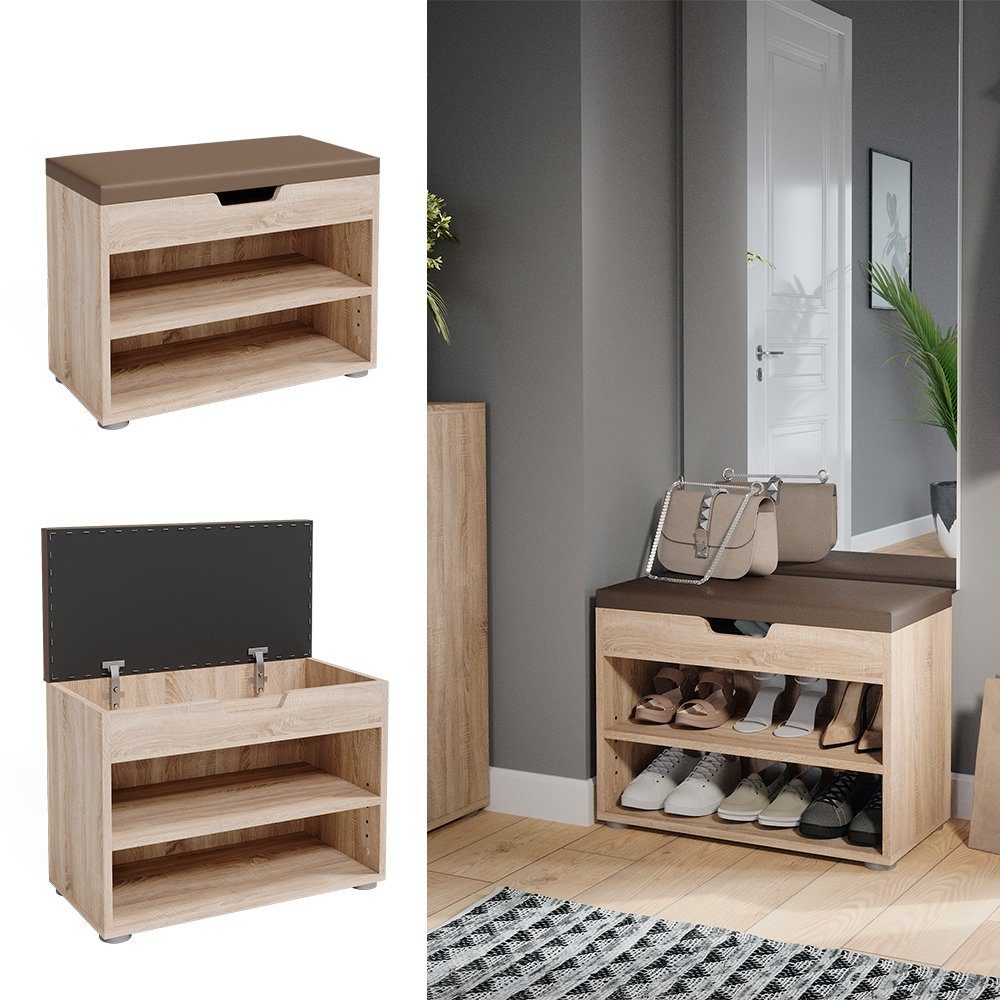 Vicco Schuhbank Rolfe, Sonoma, 60 x 45 cm (1-St)