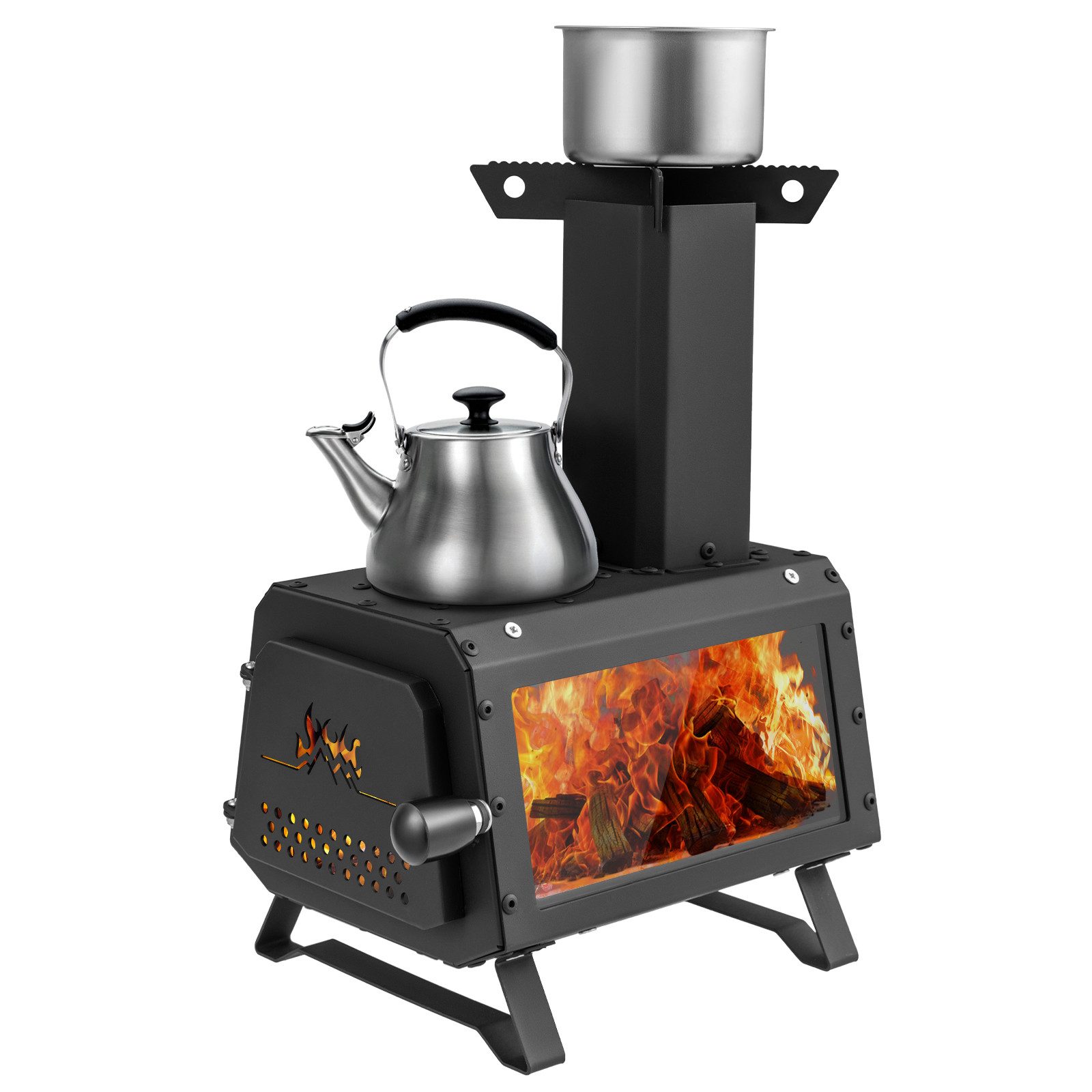 COSTWAY Feuerschale, Holzkohle, Outdoor BBQ Camping günstig online kaufen