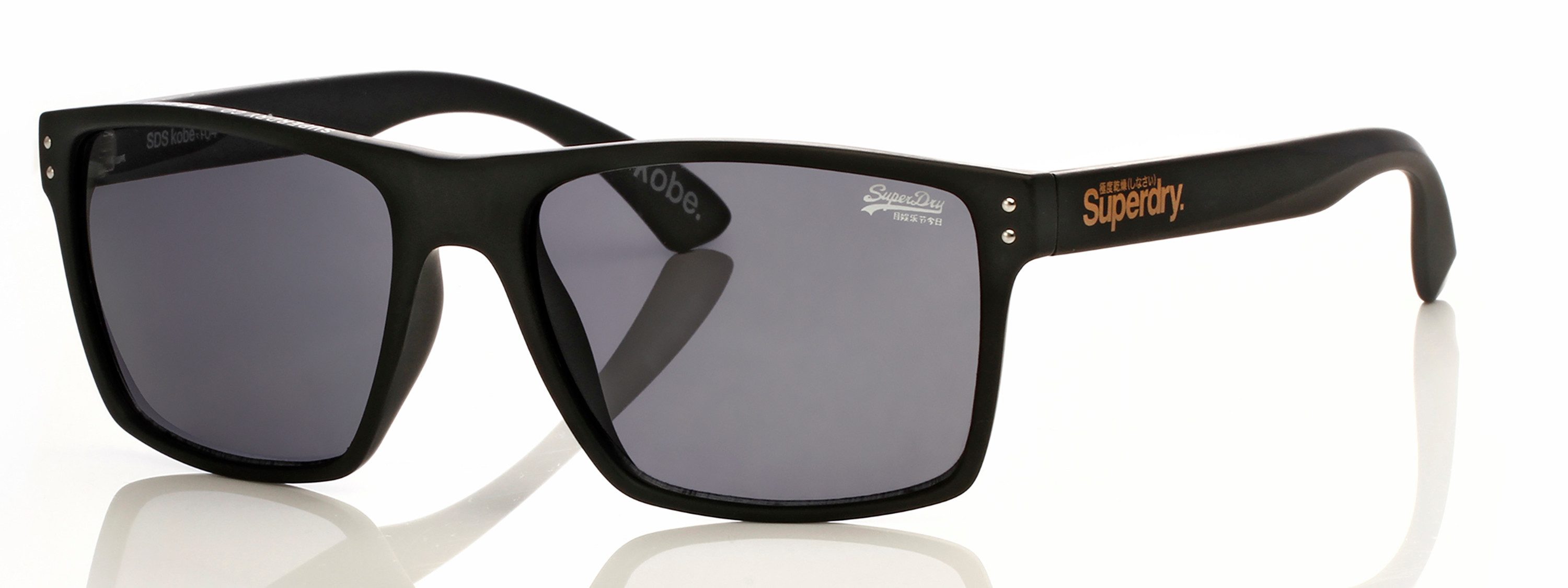 Superdry Sonnenbrille Modell 996054 Form Karree/Eckig, Logoschriftzug auf Bügel, Injectionfassung