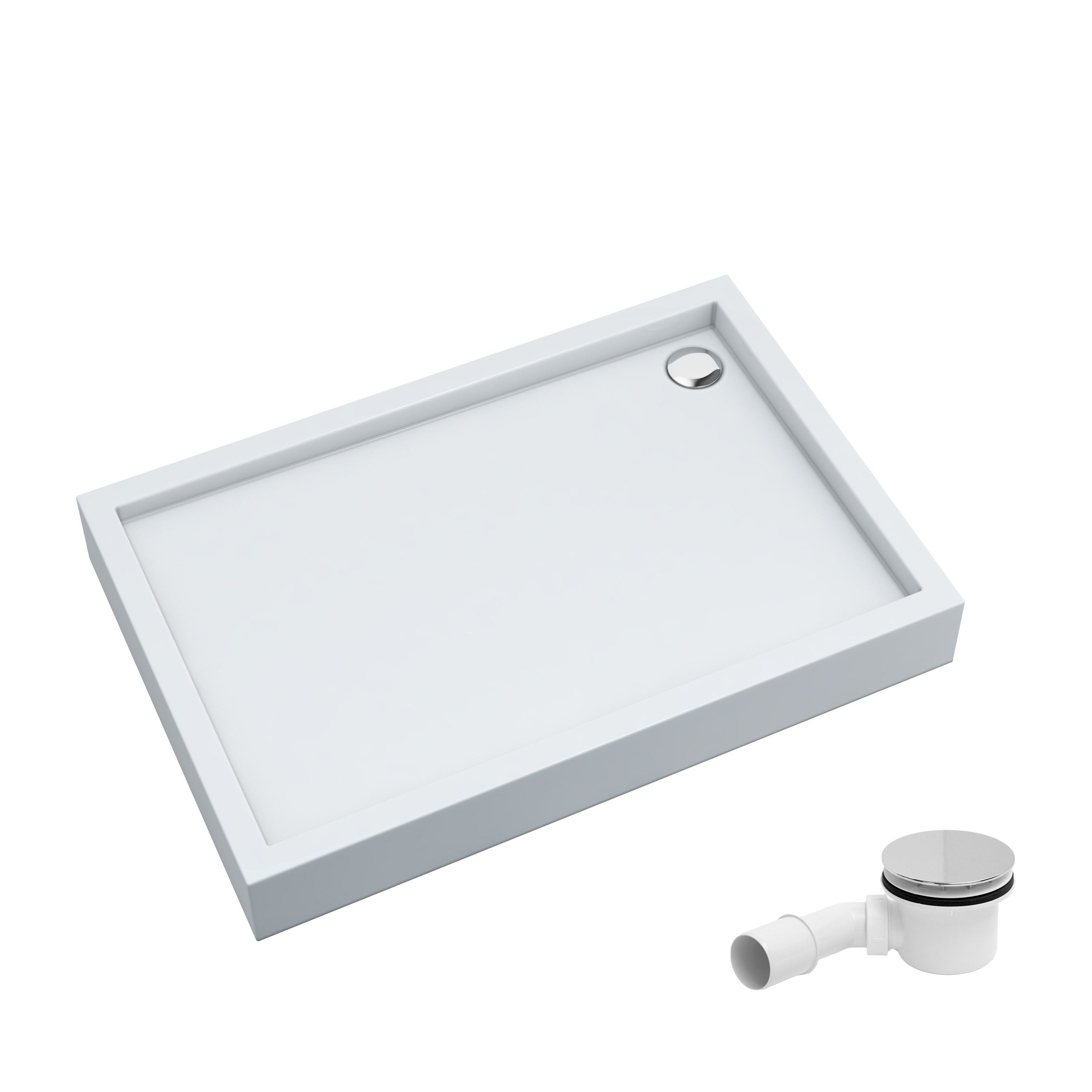 Aquabad® Duschwanne ELEGANA, Rechteck, Acryl, 1-St., günstig online kaufen