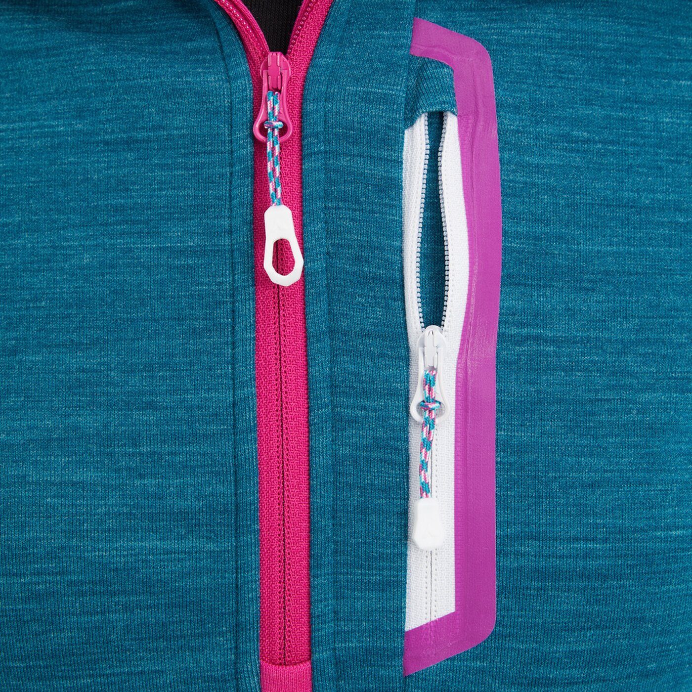 McKINLEY Strickjacke Da.-Pullover Sekani HZ W MELANGE/BLUE PETROL/