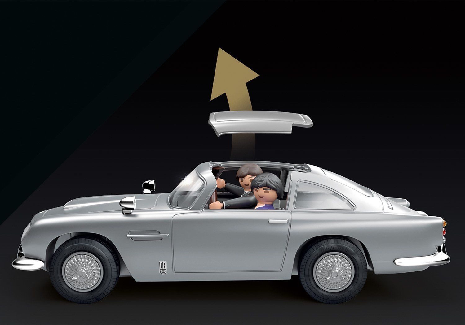 Playmobil® James Bond 007 Aston Martin DB5 - Goldfinger Edition Konstruktions-Spielset, (Aston Martin DB5 - Goldfinger Edition), Made in Europe – Bild 5 von 5