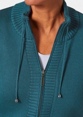 GOLDNER Strickjacke Kurzgröße: Sportliche Strickjacke