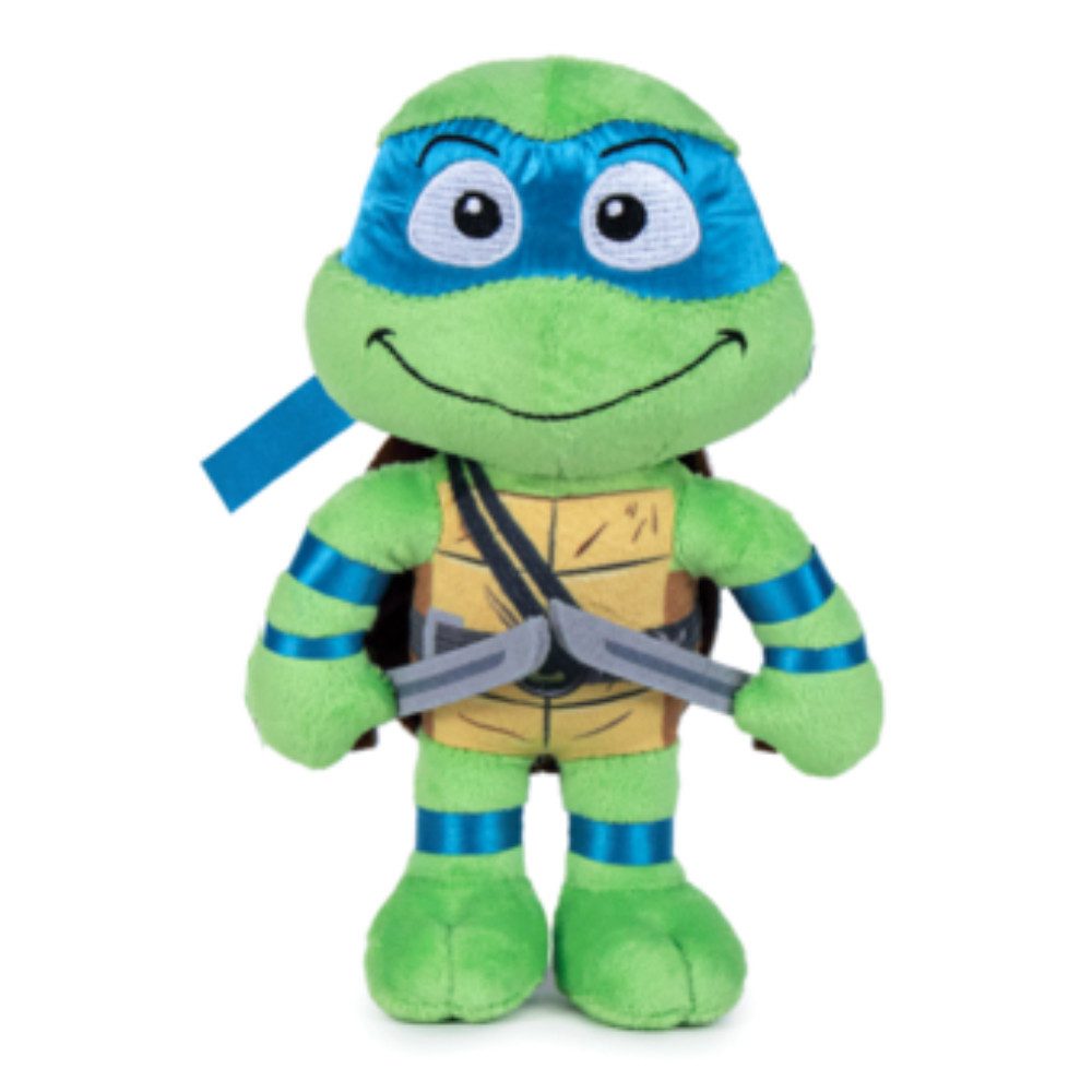 Plüschfigur Teenage Mutant Ninja Turtles Leonardo Kuscheltier - 22 cm Plüschtier