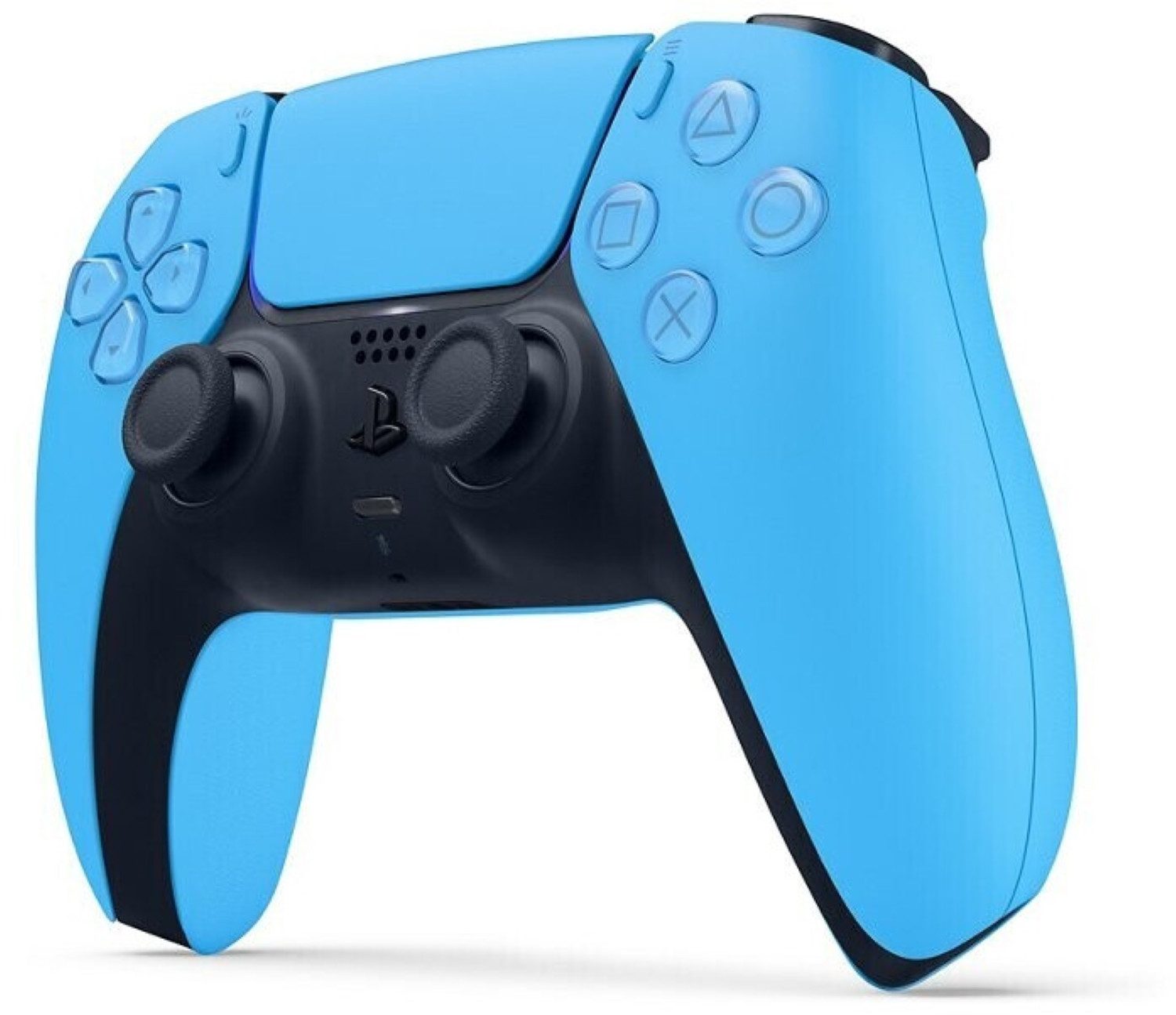 Playstation PS5 DualSense Wireless Controller Starlight Blue + SA DualSense Wireless-Controller (inkl. 2x Stickabdeckung/Schutz (Farbe zufällig)