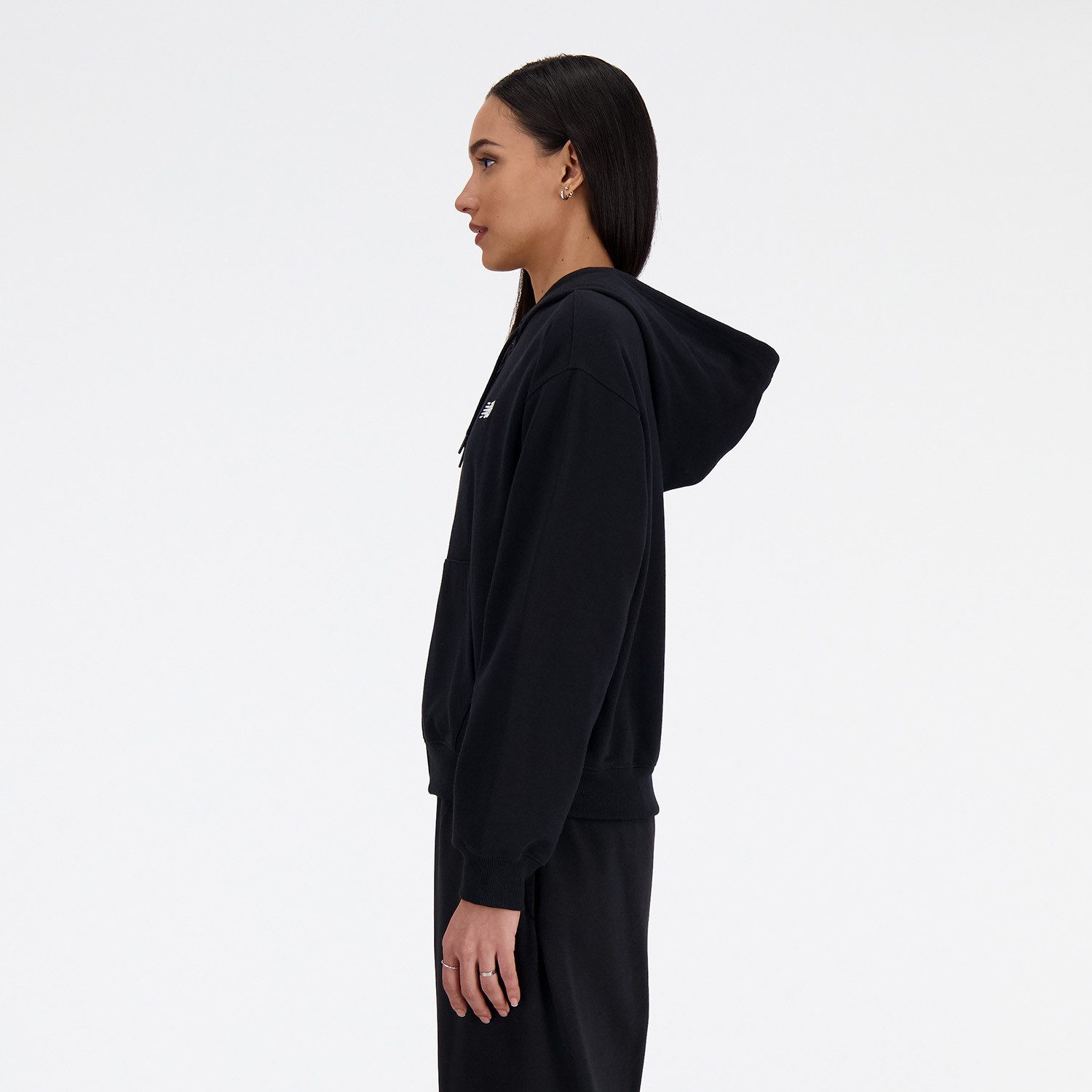 New Balance Sweatjacke Sport Essentials French Terry Full Zip mit durchgehendem Reißverschluss, aus Baumwolle und Polyester