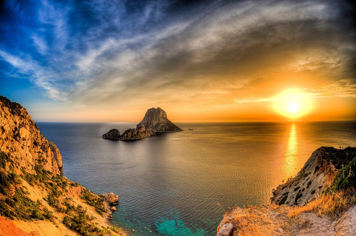 Papermoon Fototapete Insel Es Vedrá Ibiza