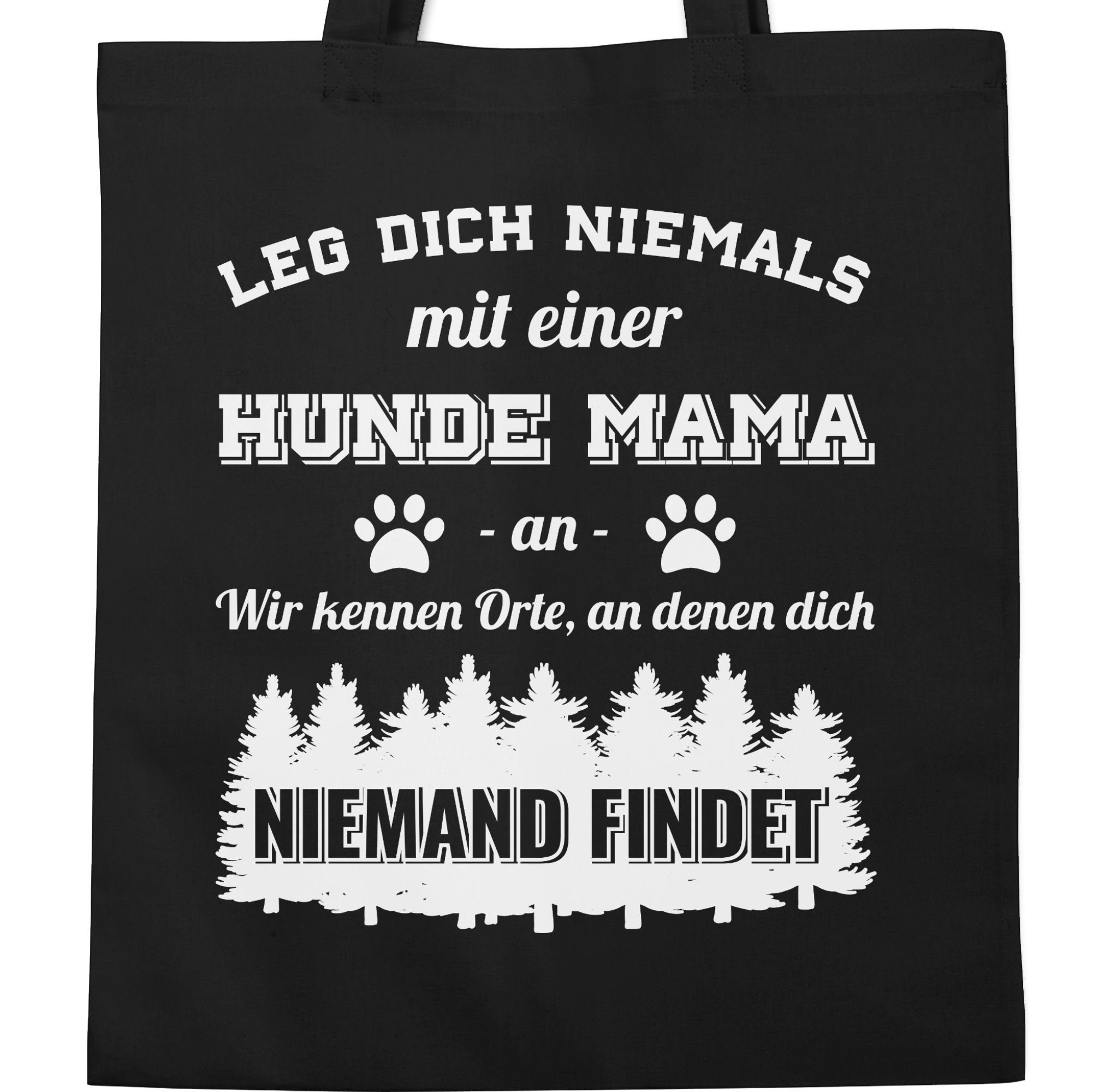 Shirtracer Umhängetasche Leg dich niemals mit günstig online kaufen
