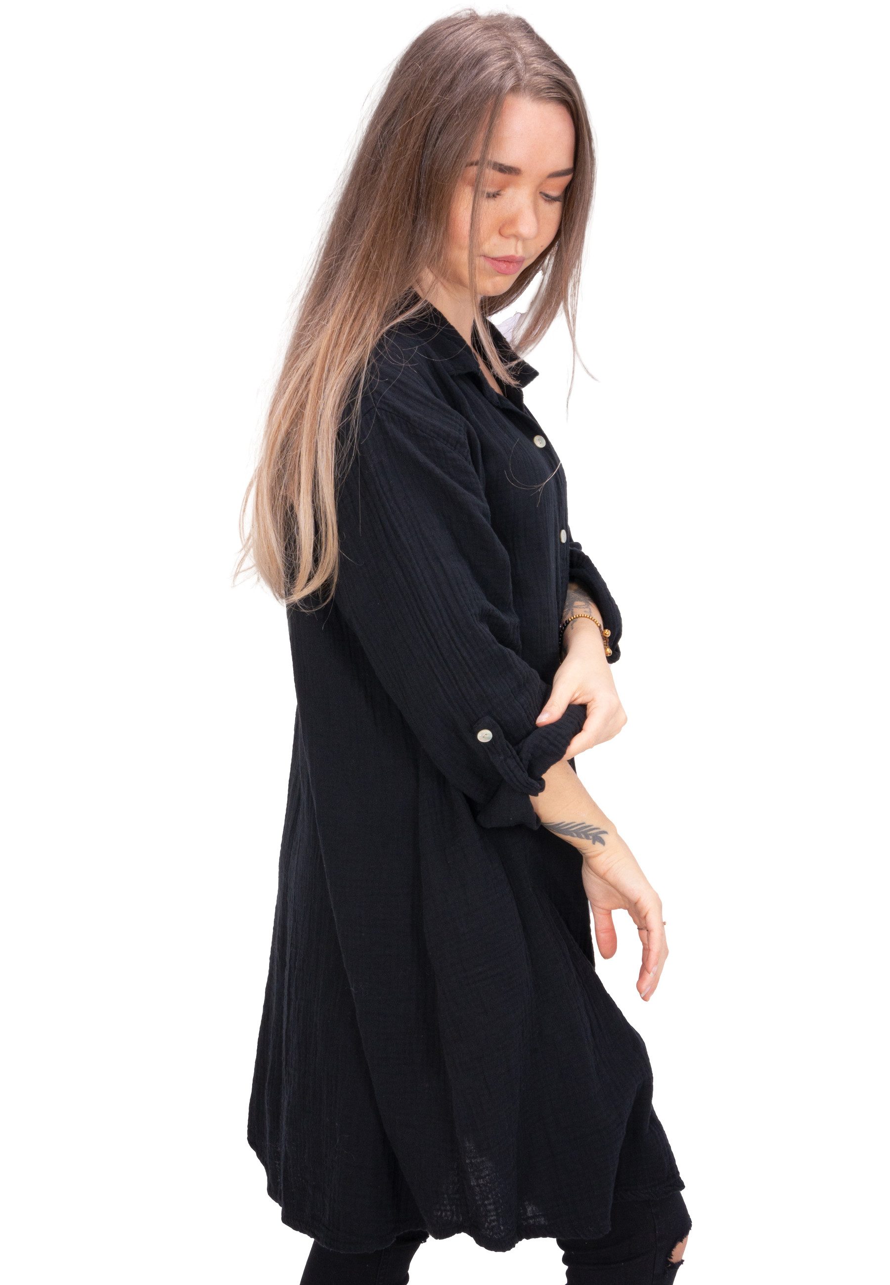 Seasons of April Hemdbluse Oversized Musselinbluse Jessy (1-tlg) Musselin H günstig online kaufen
