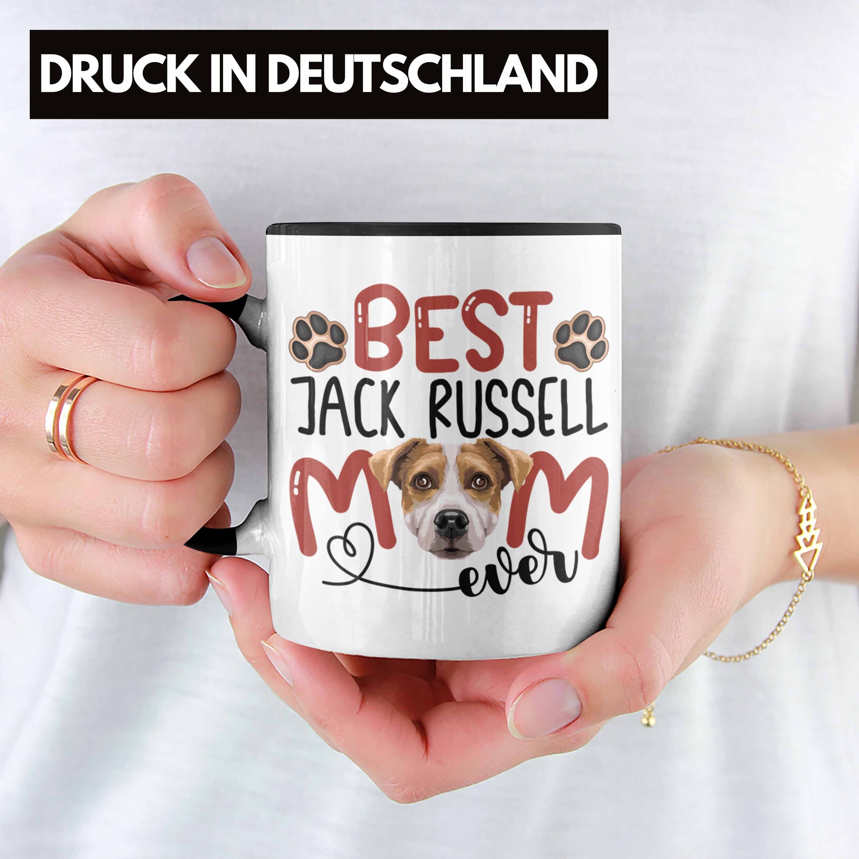 Trendation Tasse Jack Russell Mom Besitzerin Geschenkide Lustiger Tasse Schwarz Geschenk Spruch