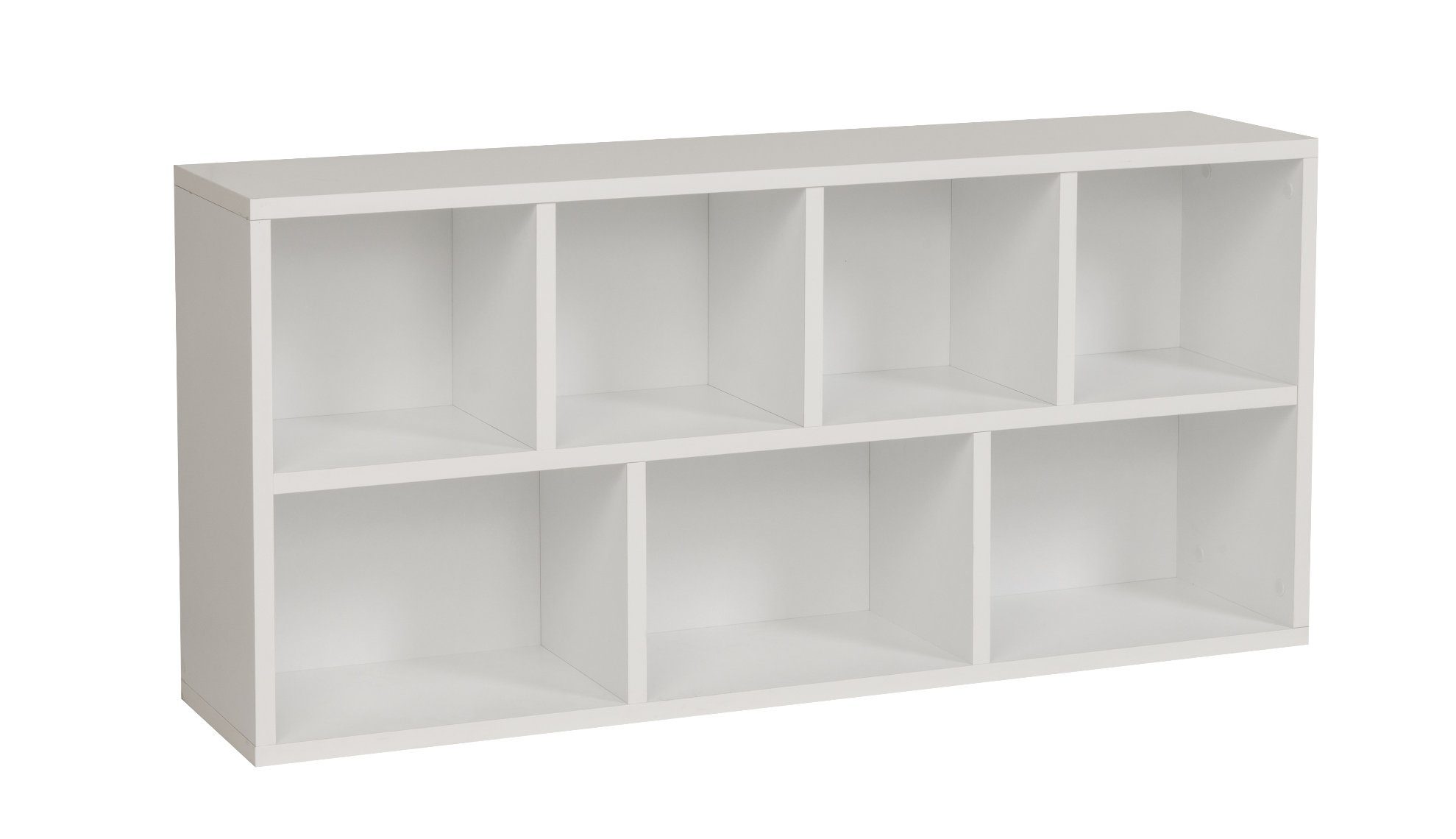 weiß, Bücherregal cm 49,5x24x106 Furni24 Fächern, 7 Bücherregal mit