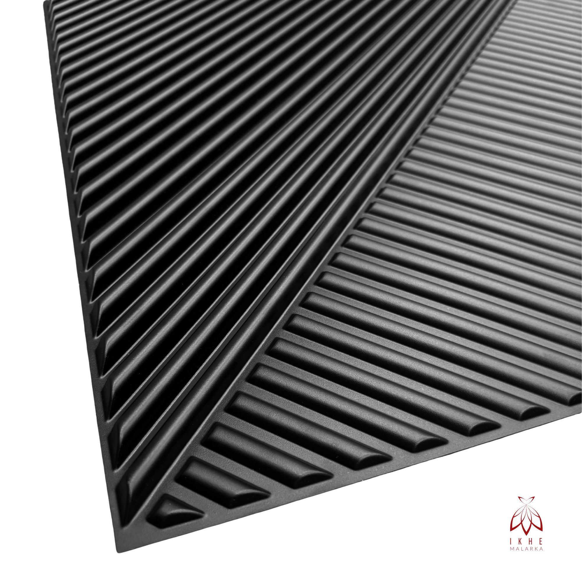 IKHEMalarka 3D Wandpaneel 3D Paneele PVC Kunststoffpaneele, BxL: 50,00x50,00 cm, 0,25 qm, (1 Stück, 3D Wandpaneele Deckenpaneele) hochwertige & harte PVC 3D Platten Wand & Decke