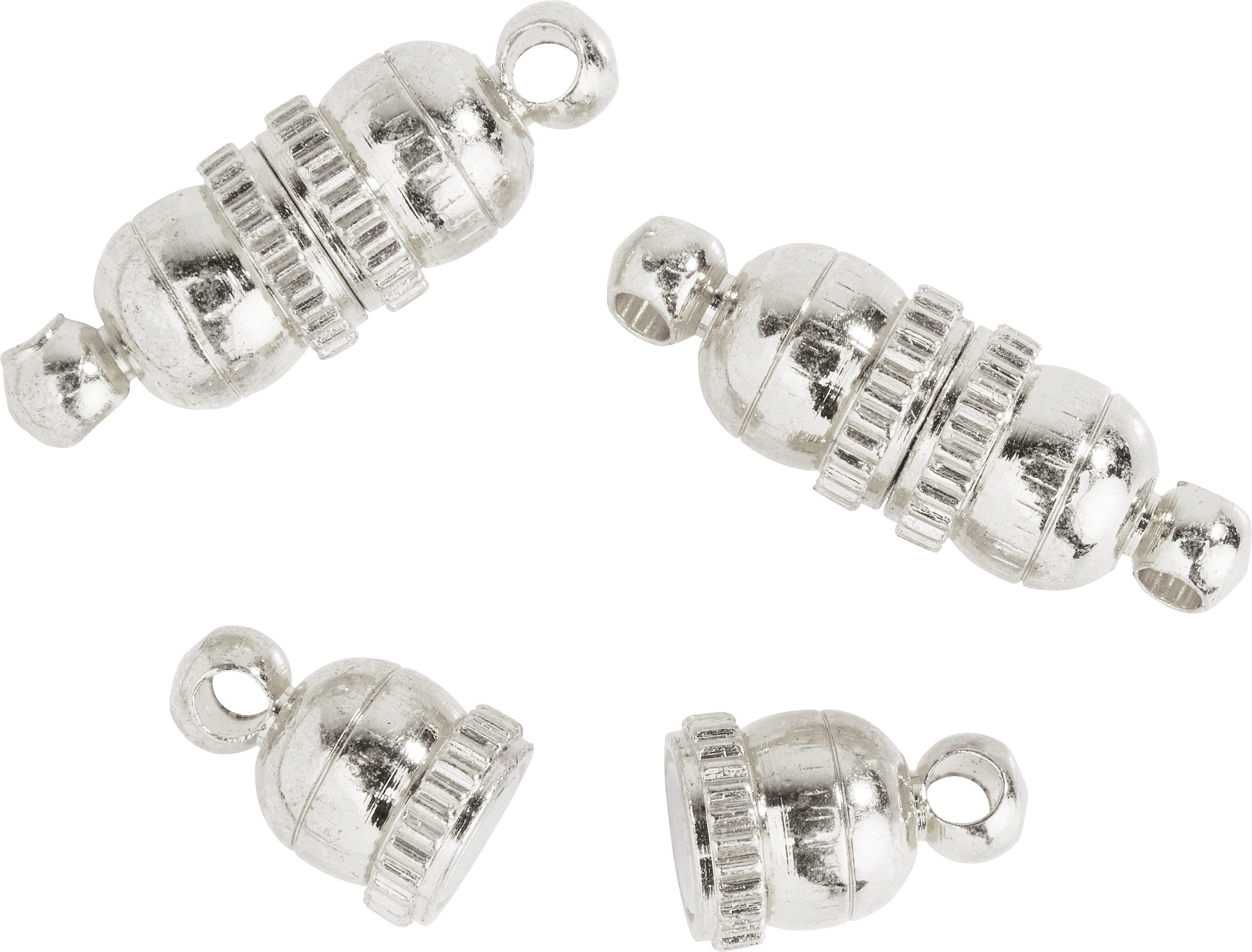 UIT Schmuckset Magnet-Verschluss Cup, 3 Stk. silberfarben