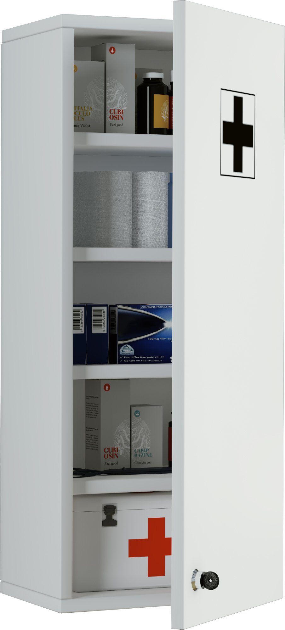 VCM Medizinschrank Medizinschrank Arzneischrank Medasa L günstig online kaufen