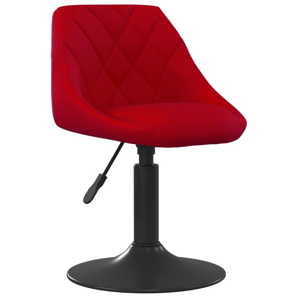 vidaXL Esszimmerstuhl Esszimmerstuhl Weinrot Samt (1 günstig online kaufen