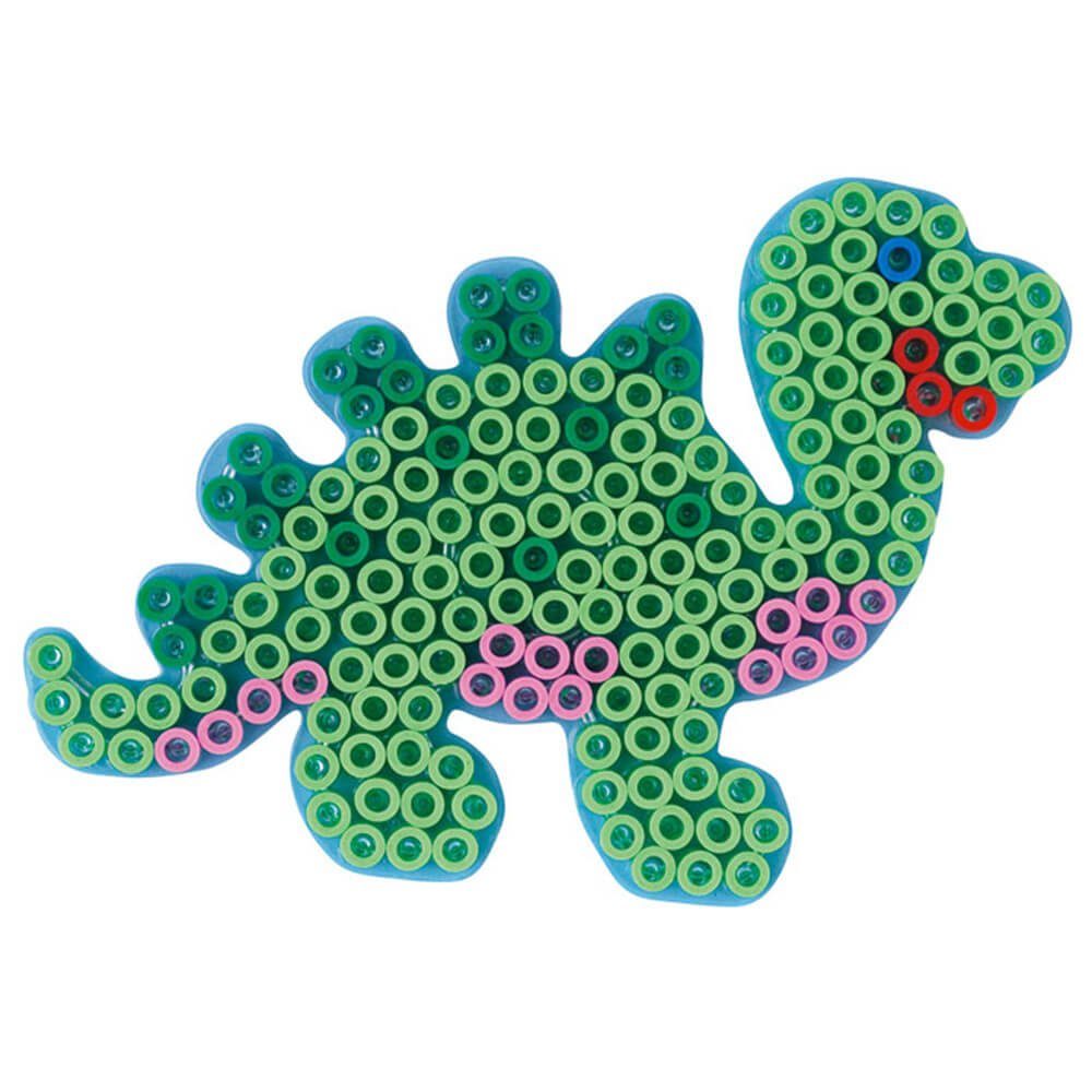 Hama Bügelperlen Hama Maxi-Stiftplatte Dinosaurier, transparent