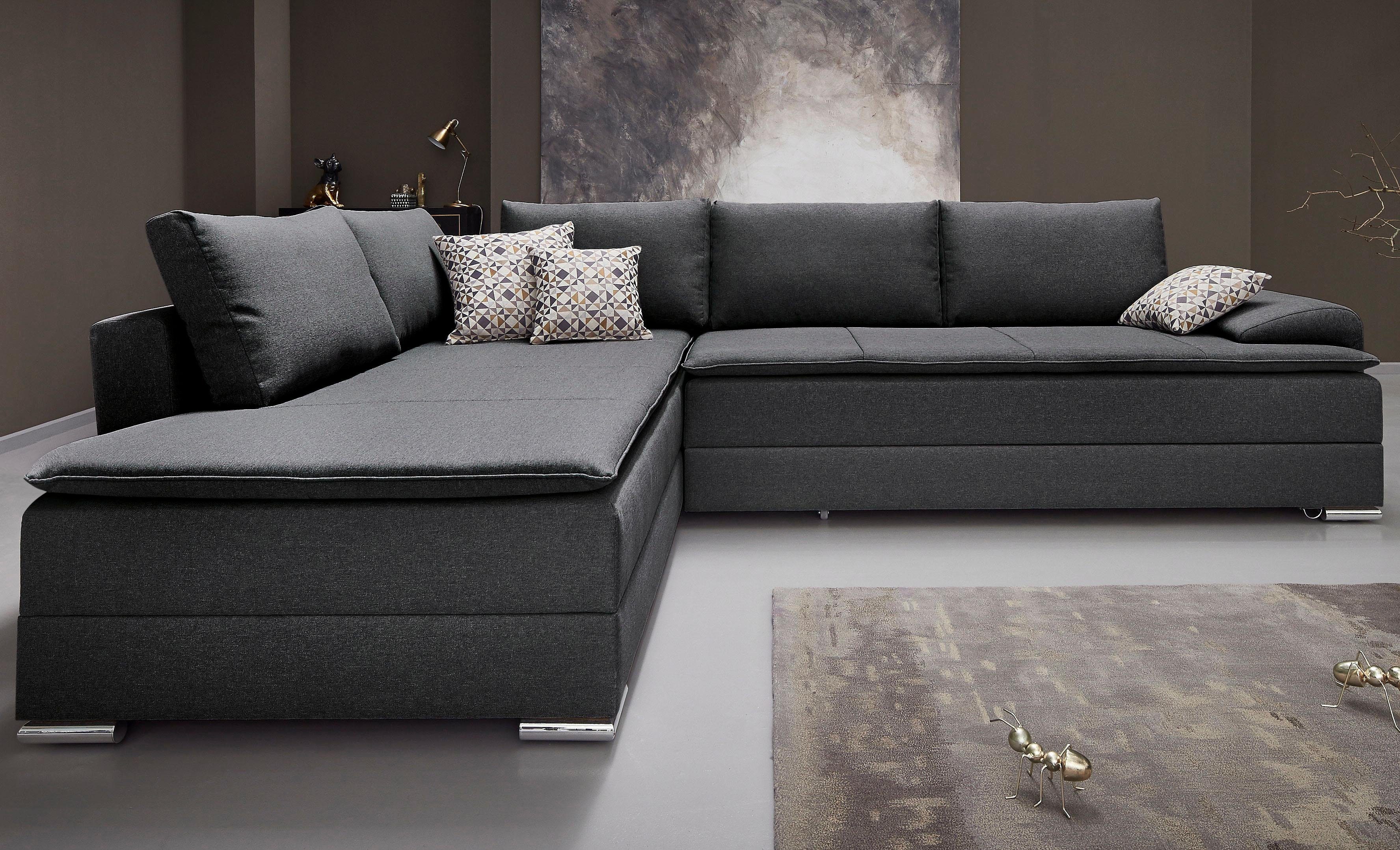 INOSIGN Ecksofa "Night & Day L-Form, B: 324 cm", mit Bettfunktion, Bettkast günstig online kaufen