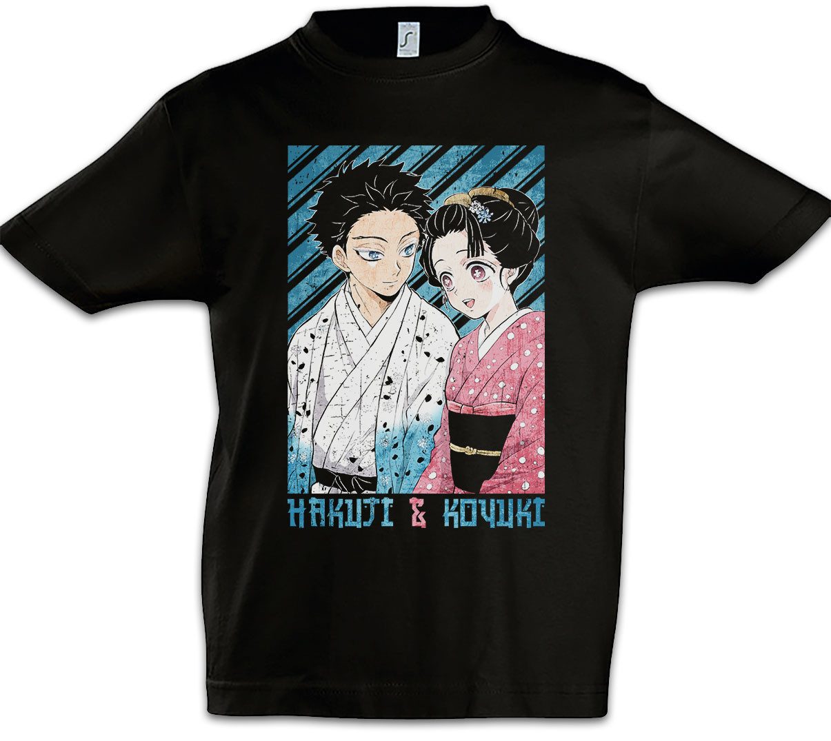 Print-Shirt Anime Hakuji Koyuki Kinder T-Shirt Kamado Nezuko Slayer Zenitsu