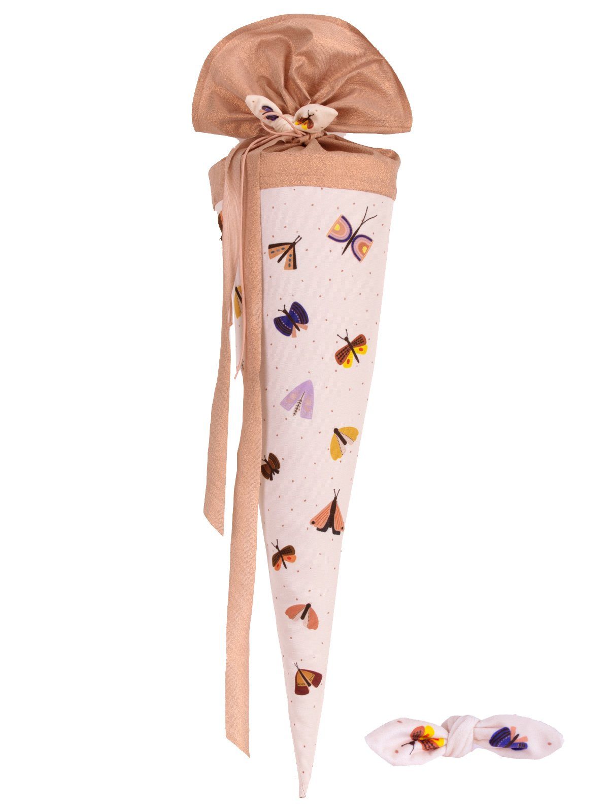 coopz Schulrucksack Schultüte klein Schmetterling 50 cm mit Haarschleife