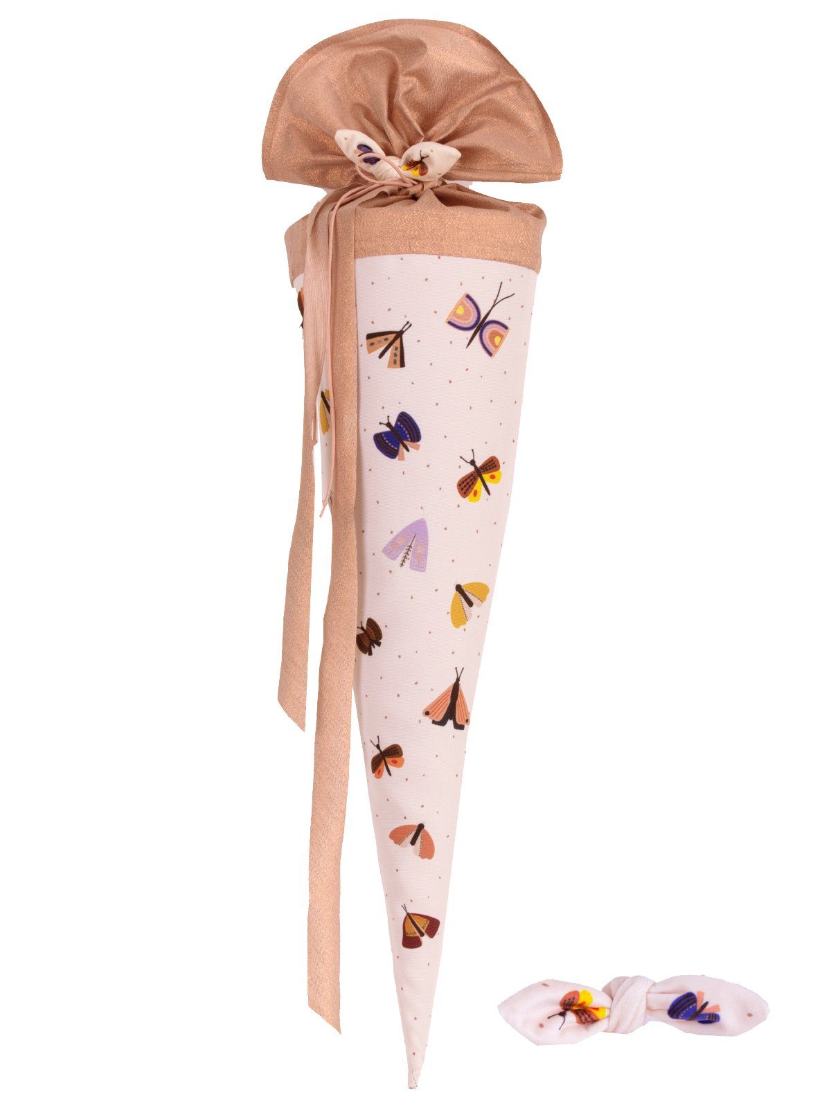 coopz Schulrucksack Schultüte Schmetterling 70 cm mit Haarschleife