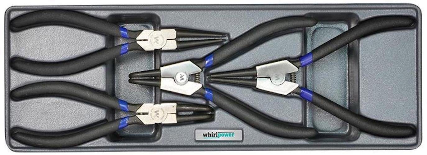 PROREGAL® Werkzeugset Sockets Schrank, 7 teiliger Whirlpower® Werkstattwagen 211