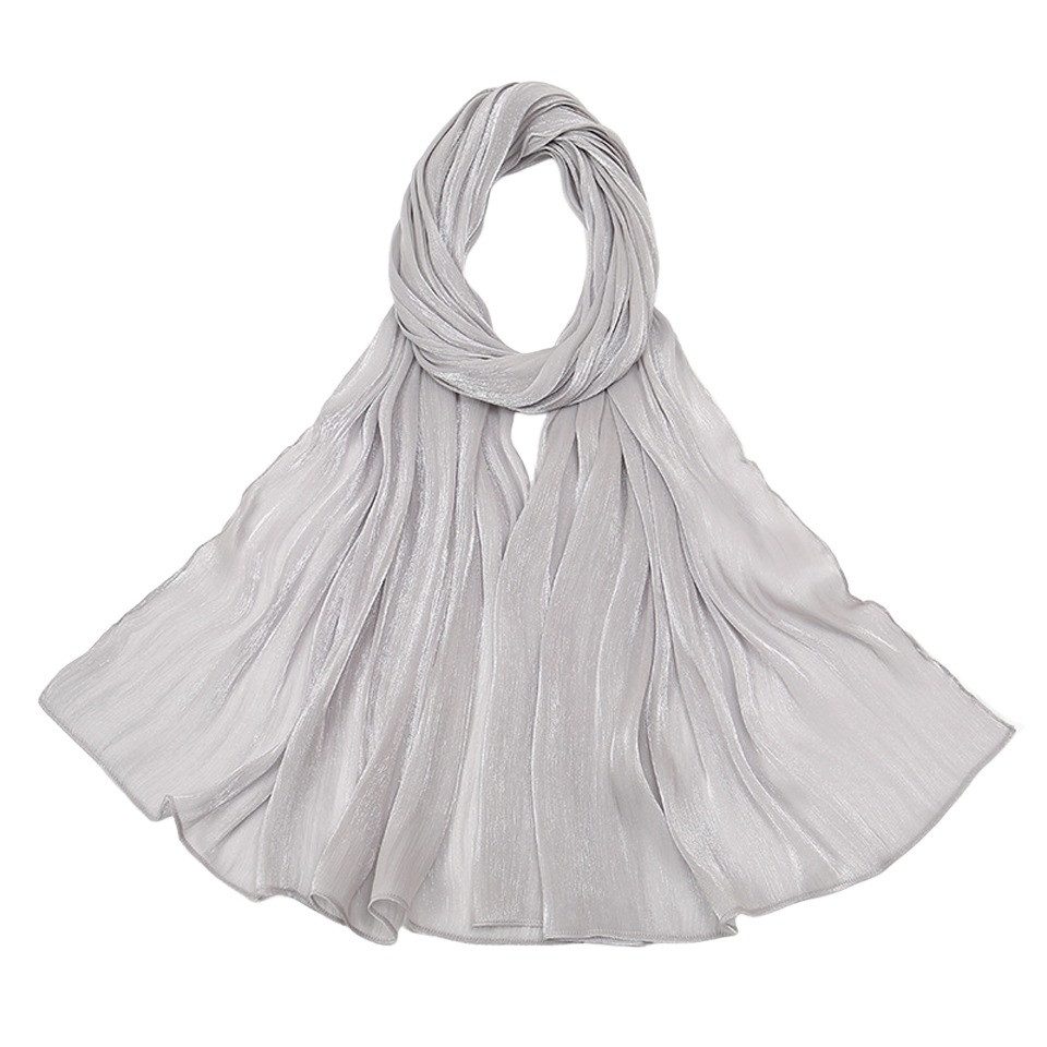 Modeschal Damen Sommer Schals Chiffon Leichte Damenschal Eleganter Plain Tücher