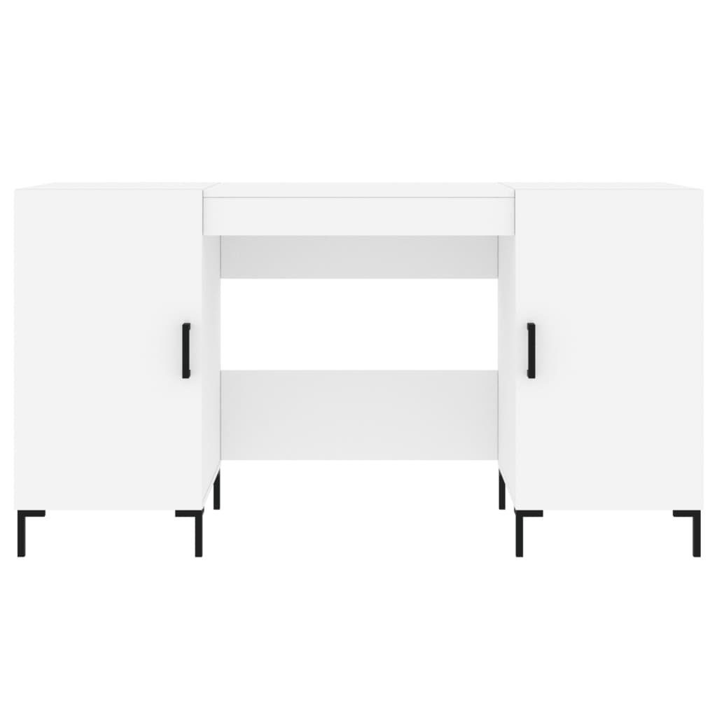 vidaXL | Weiß cm Weiß Weiß 140x50x75 Schreibtisch Holzwerkstoff Schreibtisch