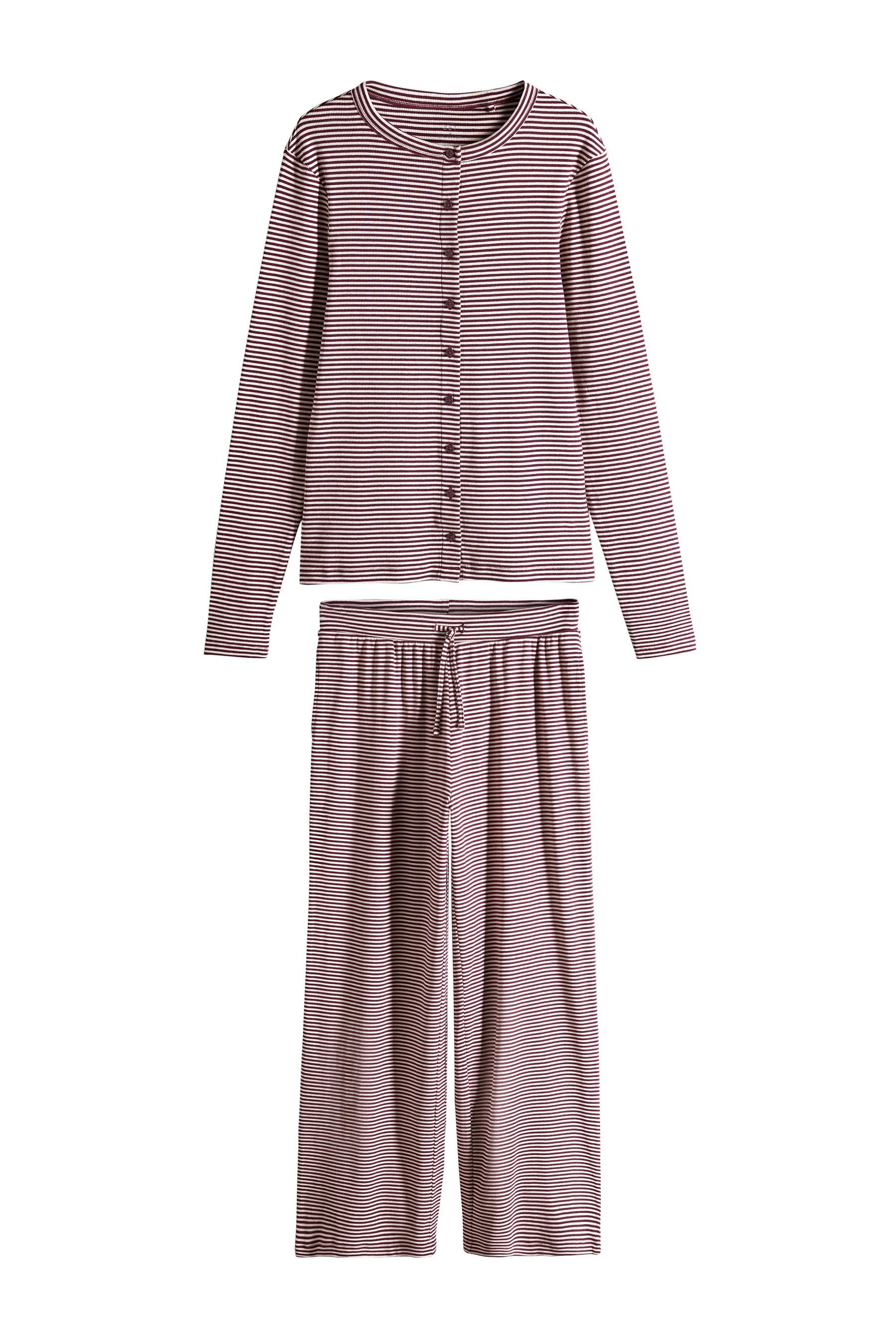 The Set Top & Hose The Set Langarmshirt und Hose mit Kordelzug (2-tlg)
